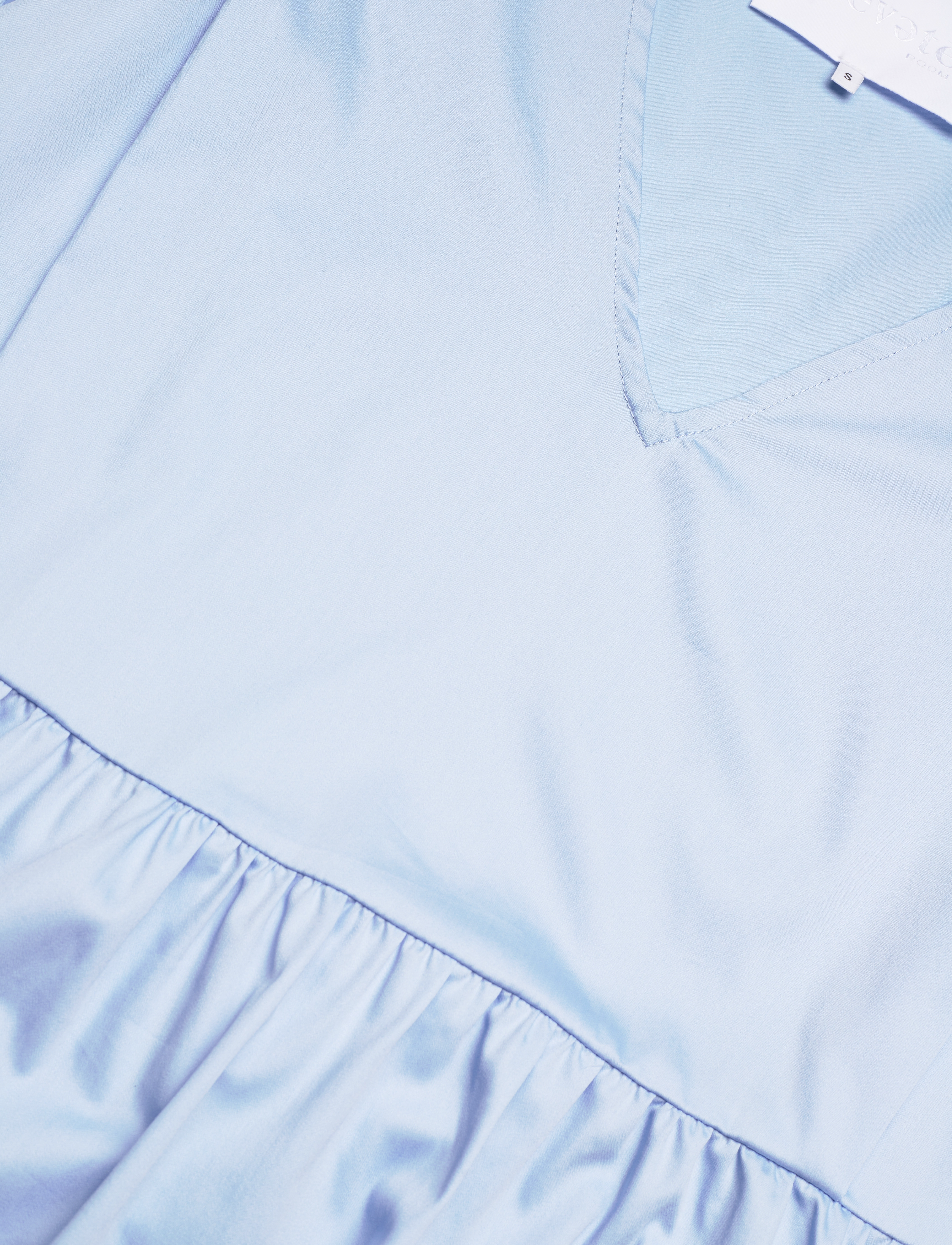 Levete Room - LR-ISLA SOLID - lyhyet mekot - l242 - powder blue - 2
