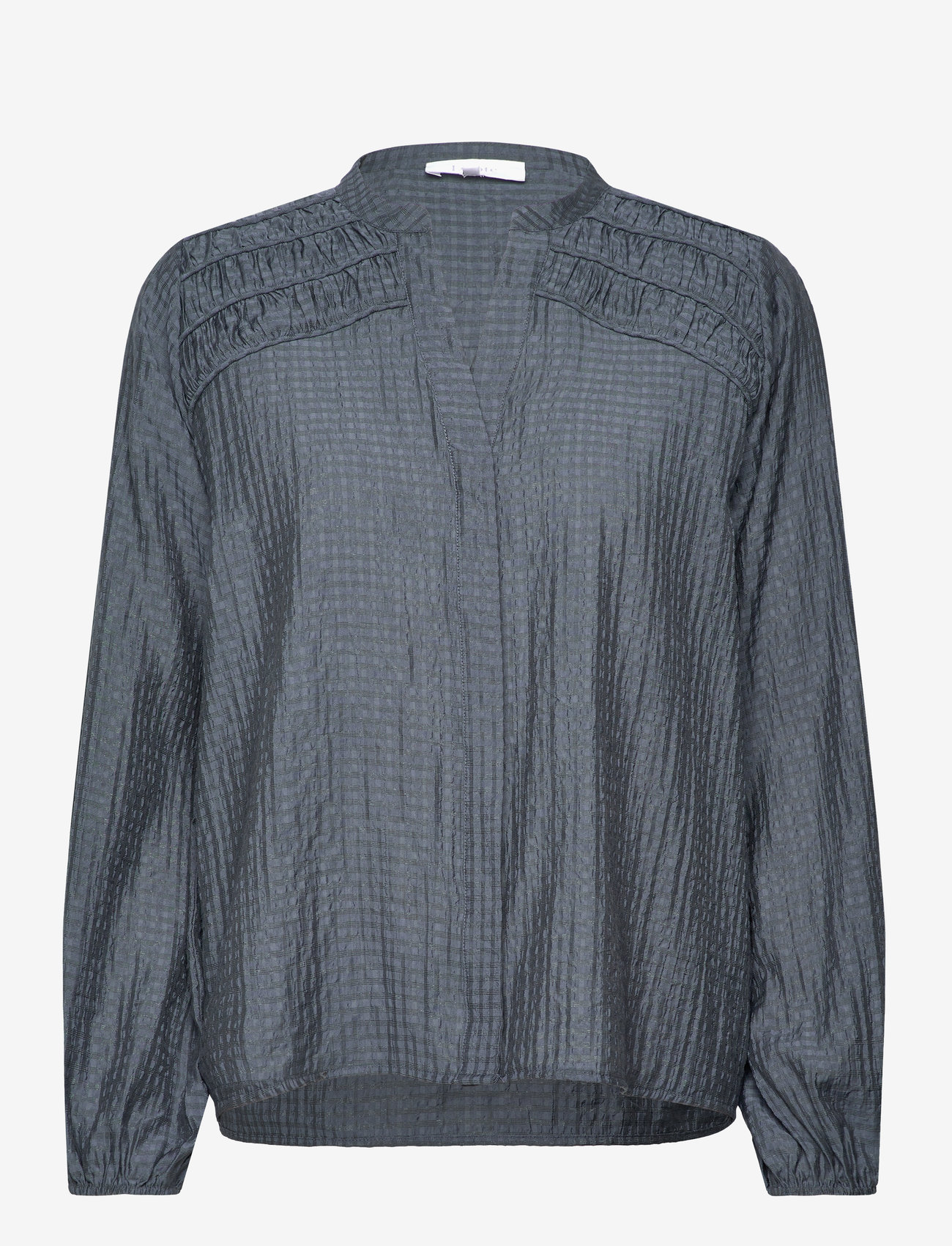 Levete Room - LR-FILICA - langærmede bluser - dark slate - 0