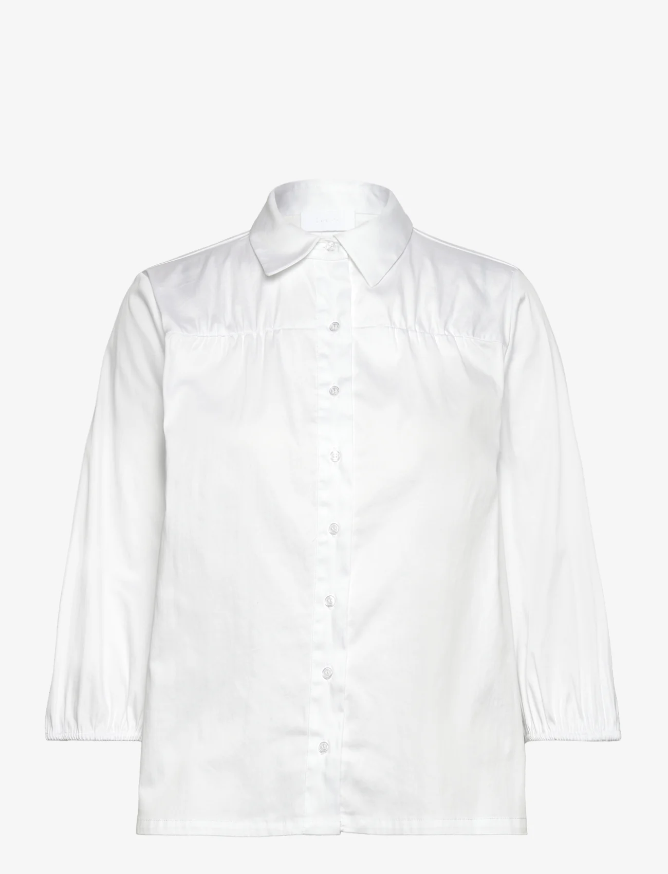 Levete Room - LR-ISLA SOLID - langermede skjorter - white - 0