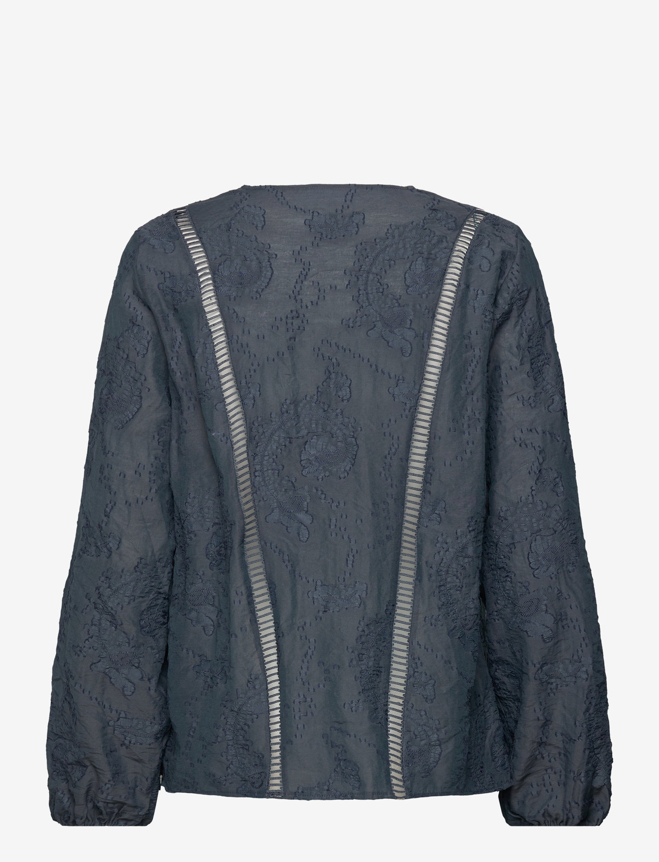 Levete Room - LR-FENNA - langærmede bluser - dark slate - 1
