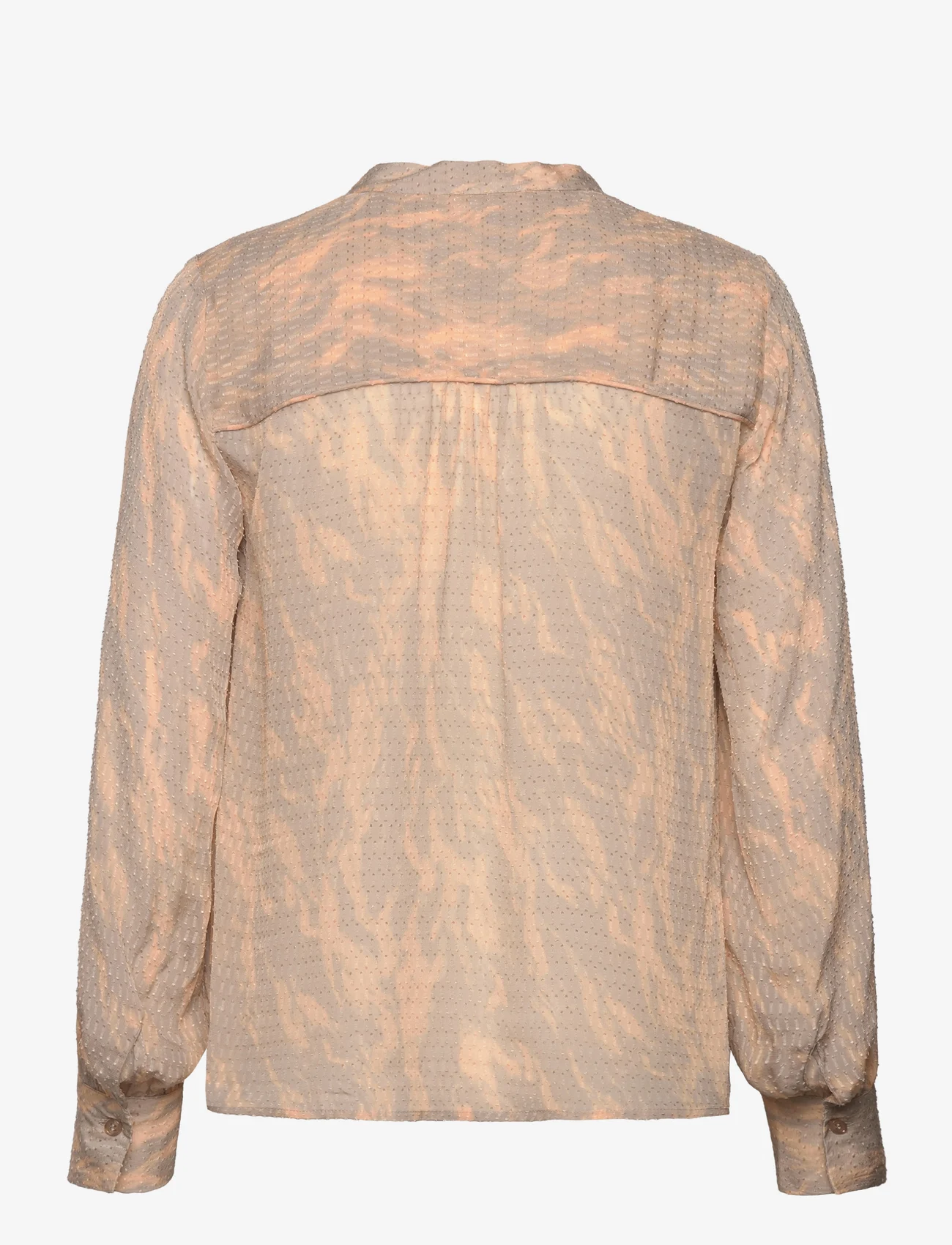 Levete Room - LR-FIA - long-sleeved blouses - apricot ice combi - 1