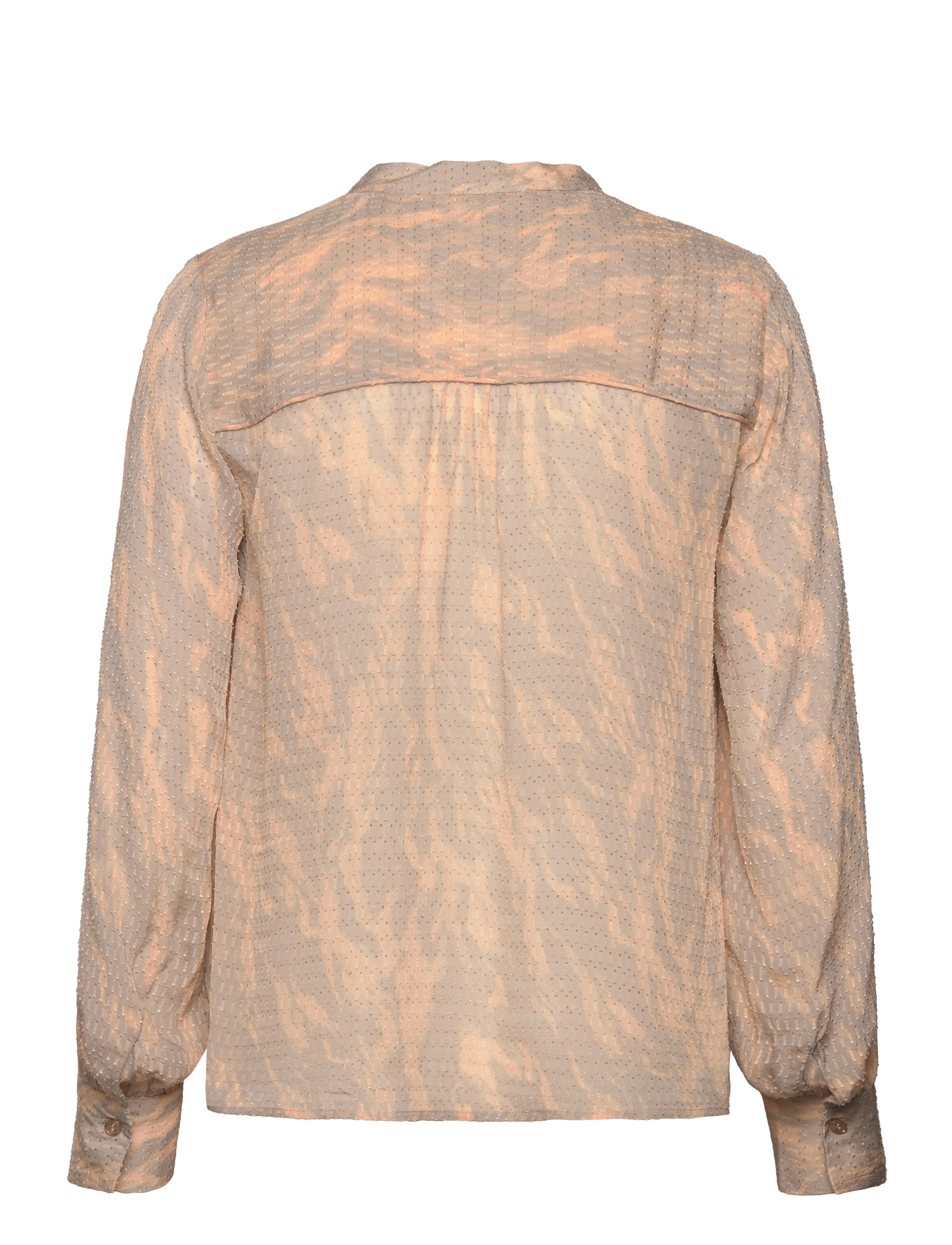 Levete Room - LR-FIA - langærmede bluser - apricot ice combi - 1