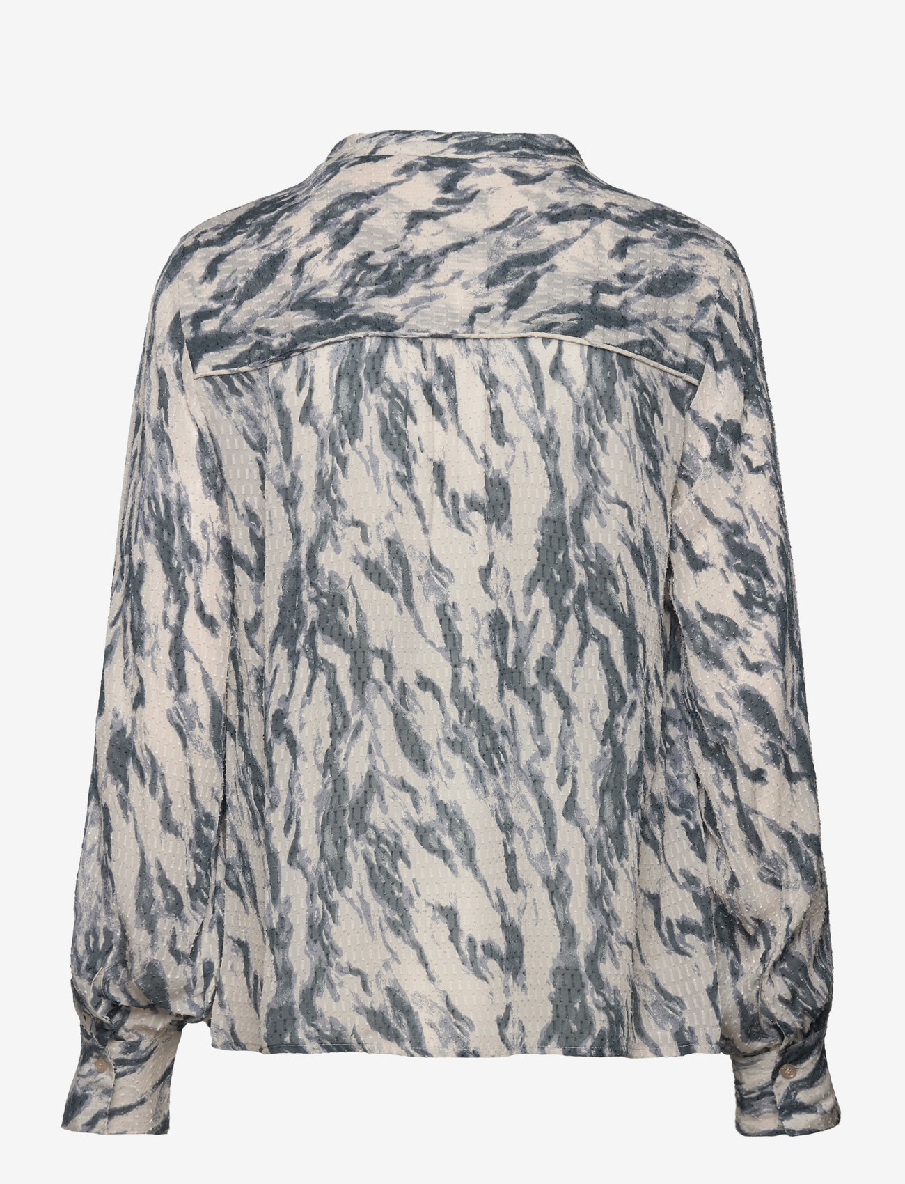 Levete Room - LR-FIA - langærmede bluser - dark slate combi - 1