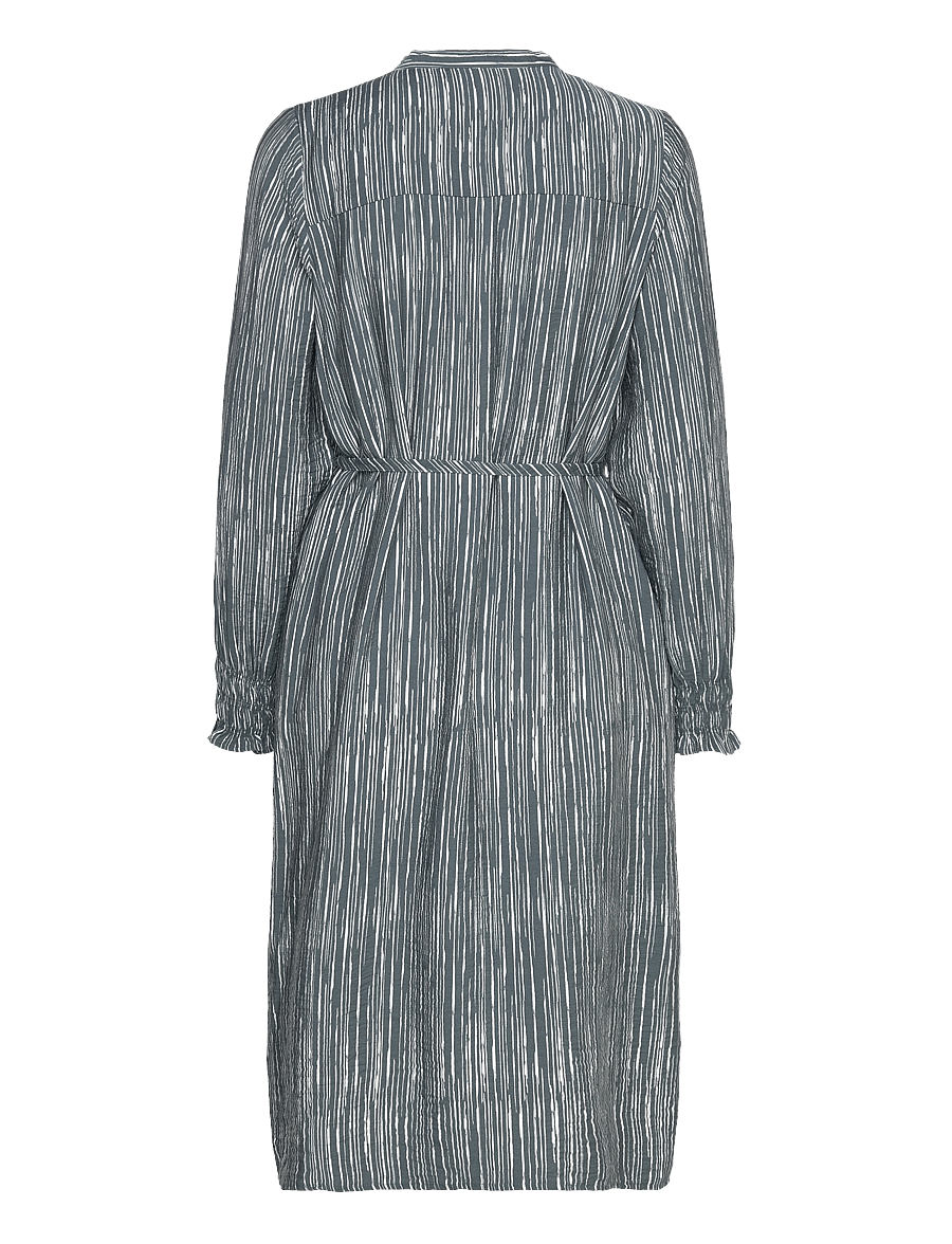 Levete Room - LR-FEVER - skjortklänningar - dark slate combi - 1