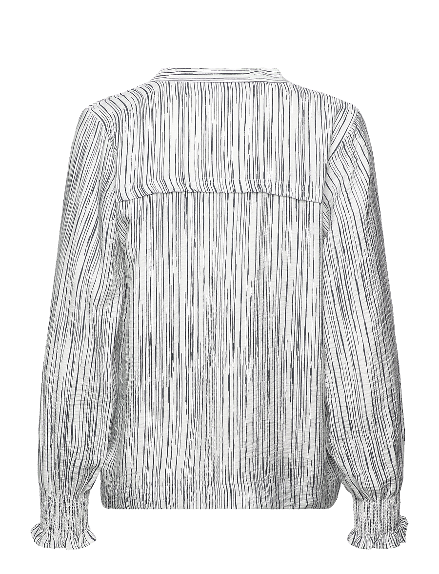 Levete Room - LR-FEVER - langærmede bluser - star white combi - 1