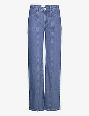 Levete Room - LR-FRILLA - straight jeans - medi blue denim - 0