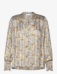 Levete Room - LR-FIGARO - blouses met lange mouwen - plaza taupe combi - 0