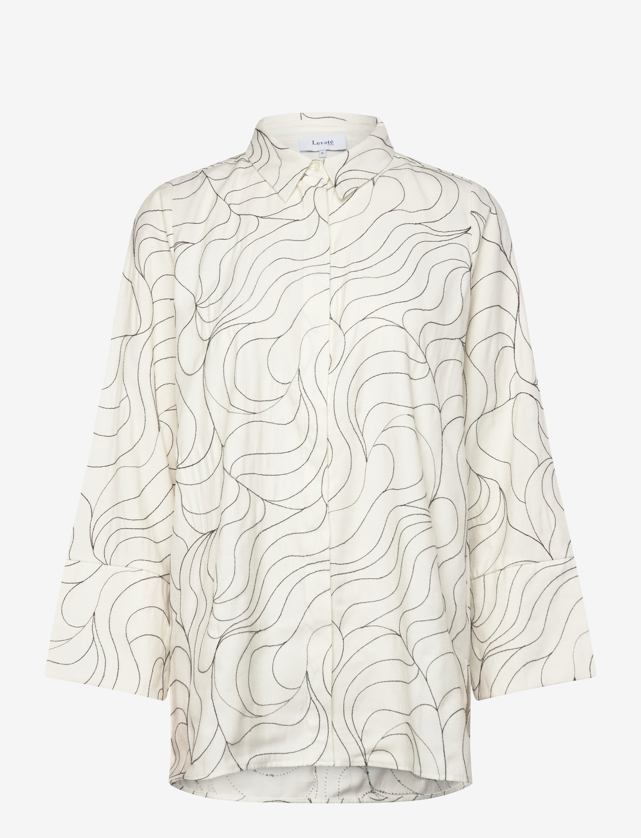 Levete Room - LR-KORA - pikkade varrukatega särgid - l101c - star white combi - 0