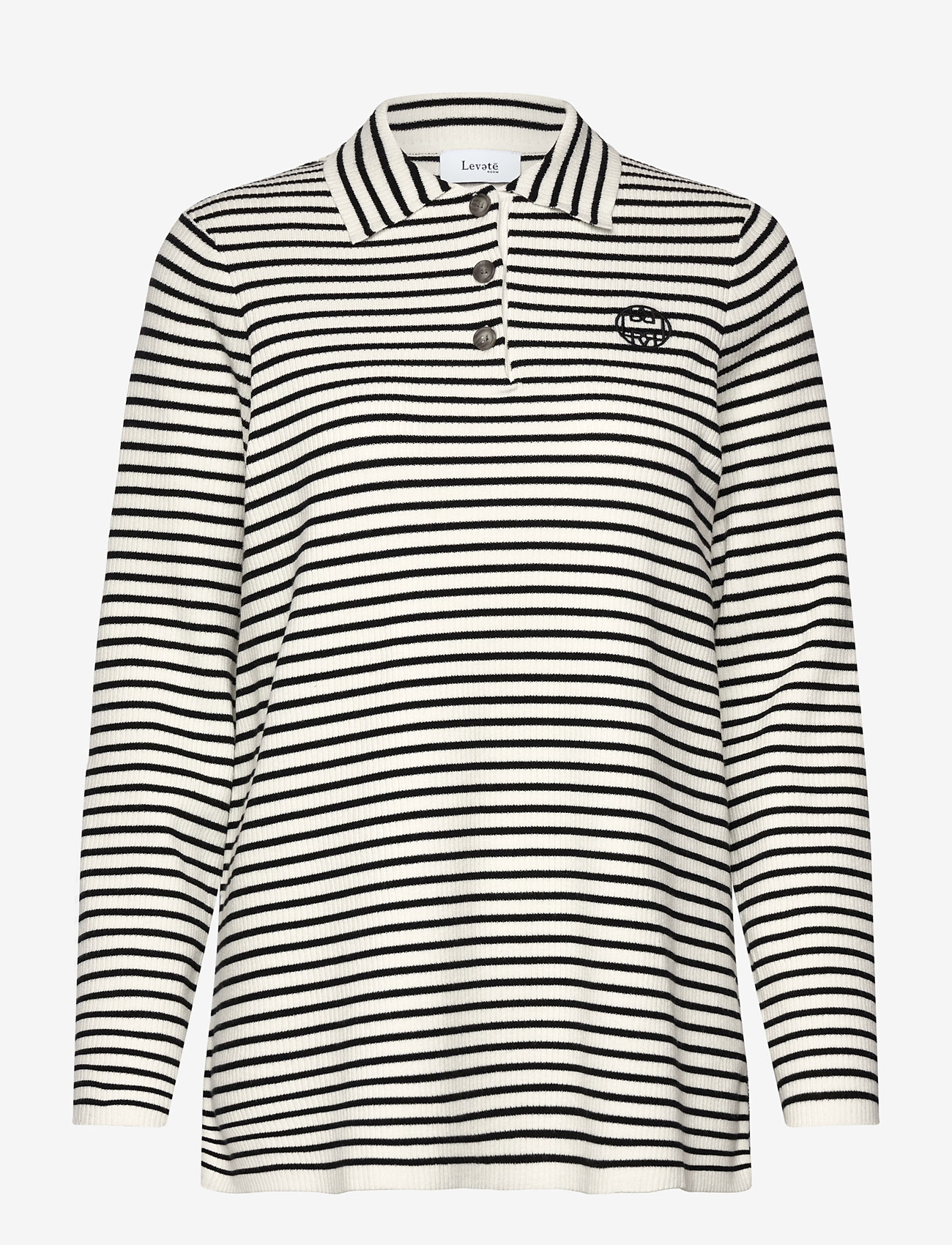 Levete Room - LR-KIRSTEN - poloshirts - l101c - star white combi - 0