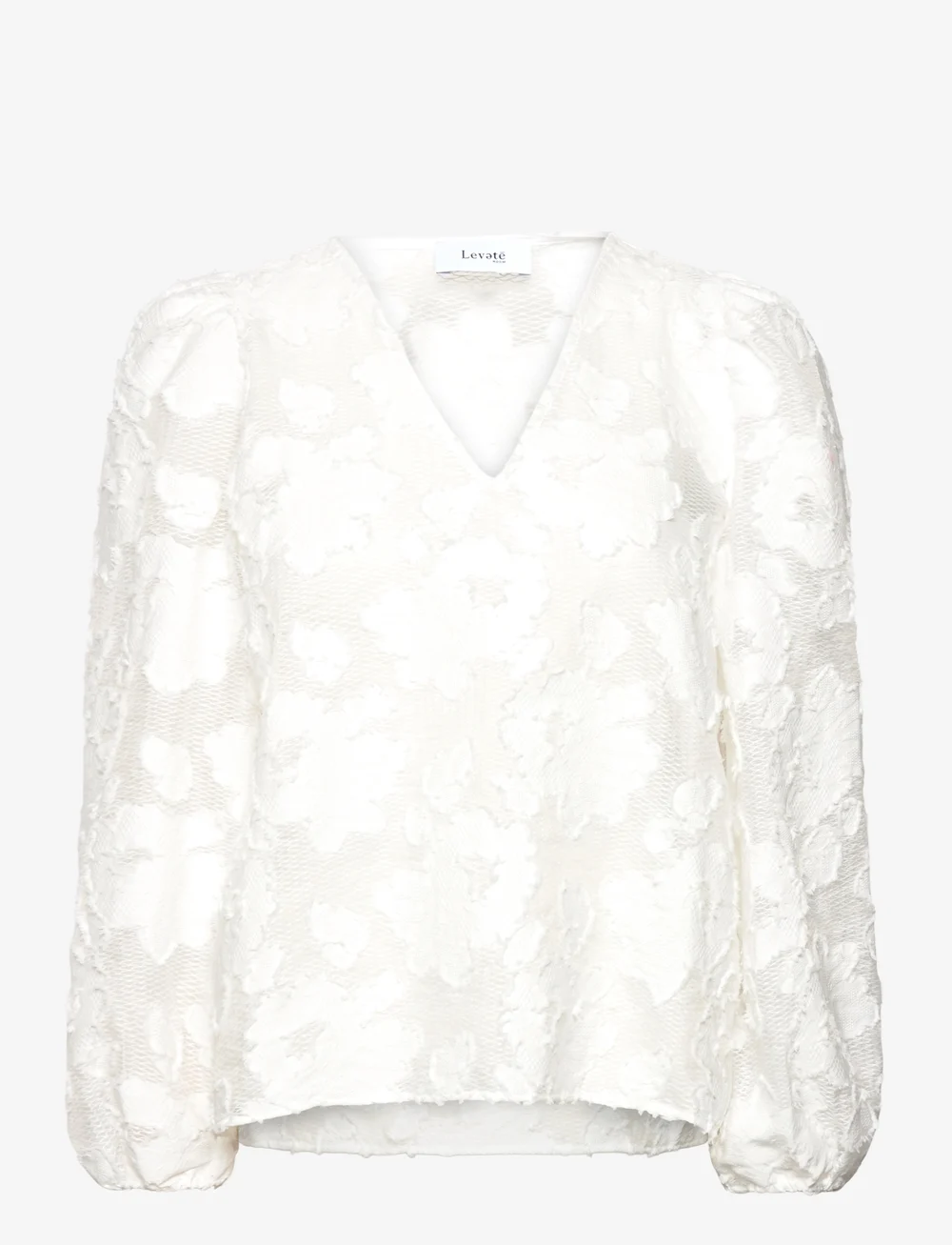 Levete Room - LR-KISSER - långärmade blusar - l101 - star white - 0