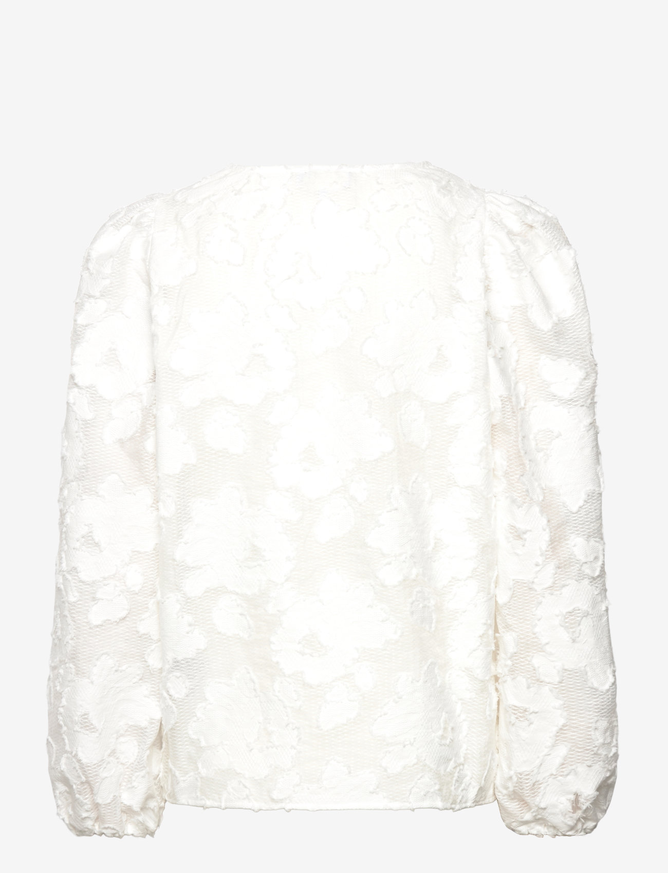 Levete Room - LR-KISSER - langærmede bluser - l101 - star white - 1