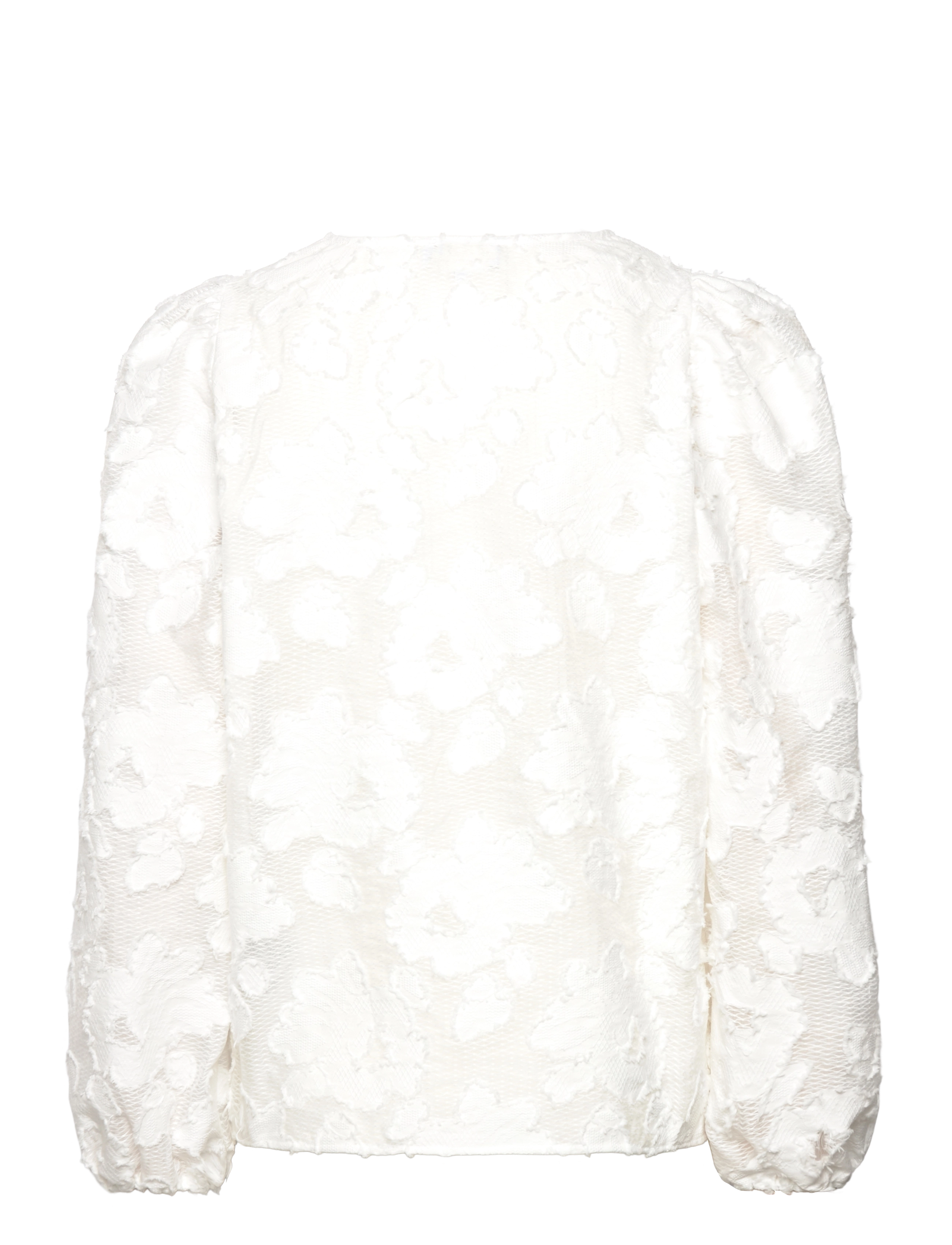 Levete Room - LR-KISSER - langærmede bluser - l101 - star white - 1