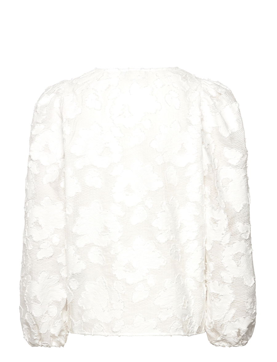 Levete Room - LR-KISSER - langärmelige blusen - l101 - star white - 1