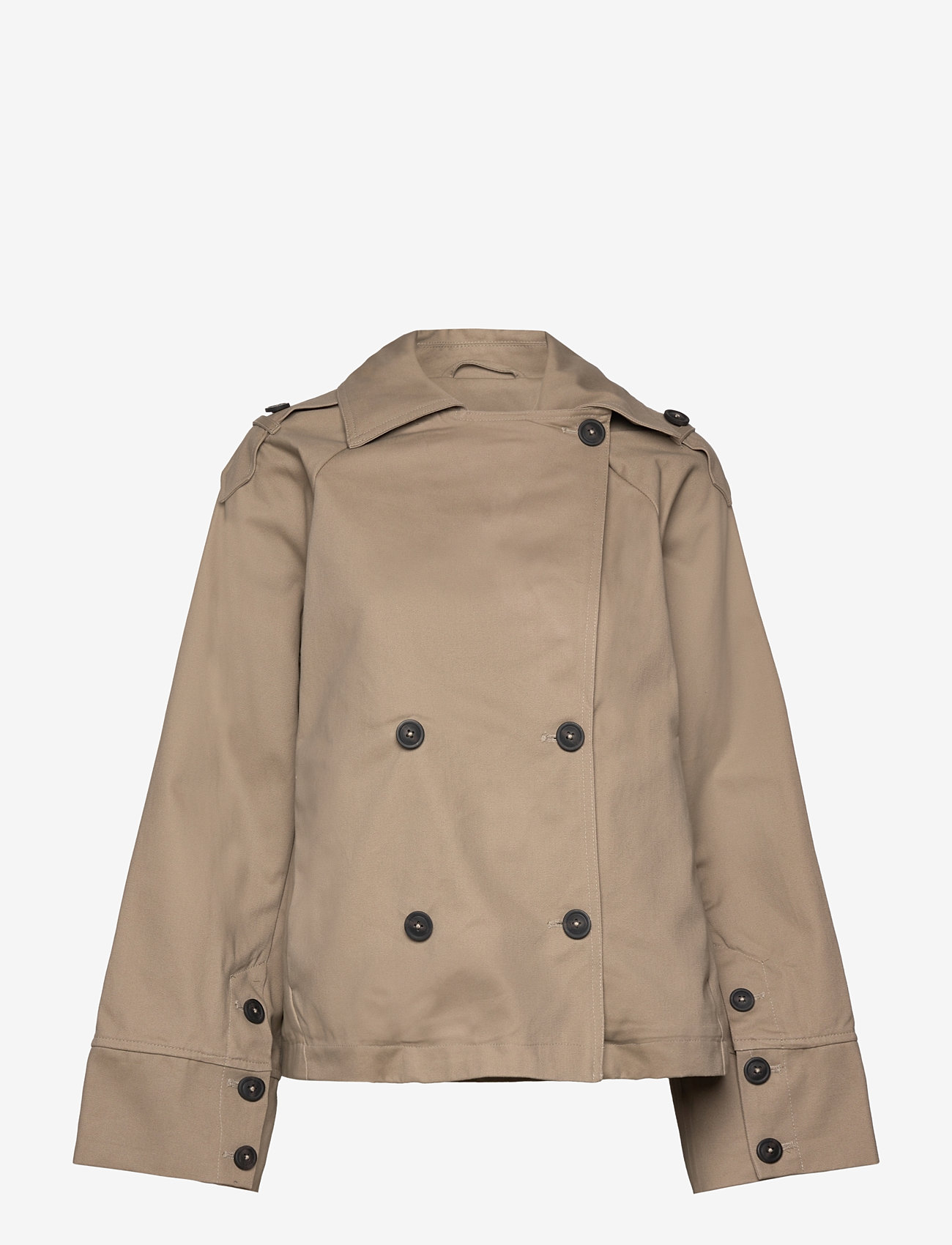 Levete Room - LR-KATINKA - trenchcoats - l878 - greige - 2