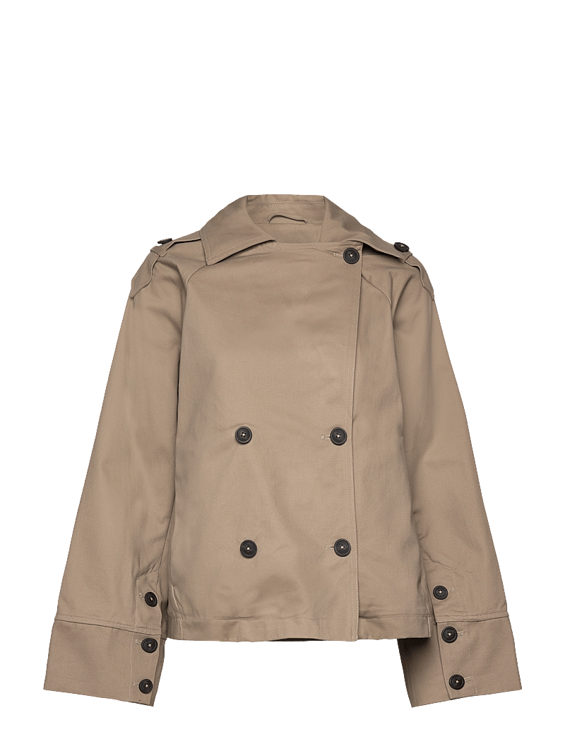 Levete Room - LR-KATINKA - trenchcoats - l878 - greige - 2