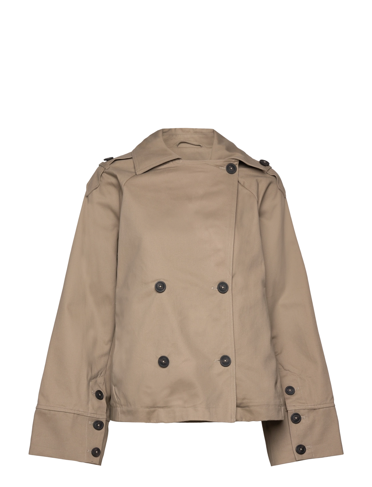 Levete Room - LR-KATINKA - trenchcoats - l878 - greige - 2