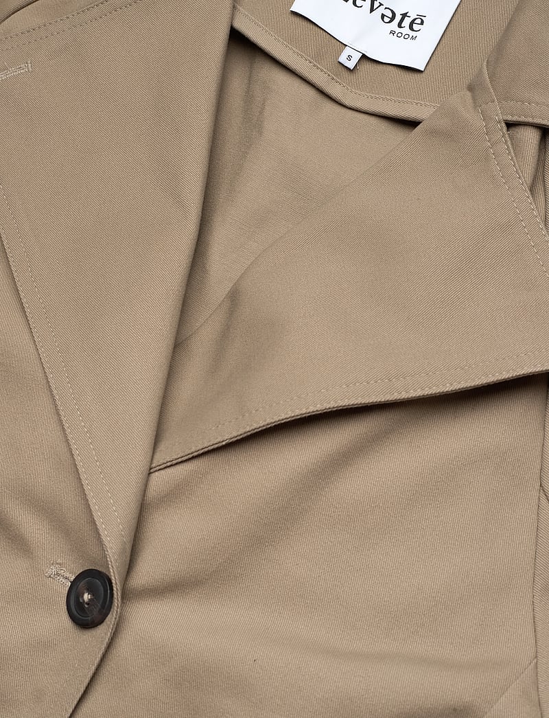 Levete Room - LR-KATINKA - trenchcoats - l878 - greige - 3