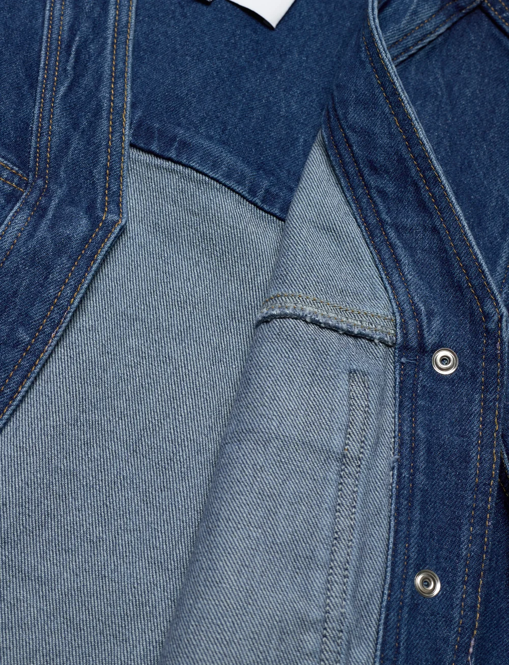 Levete Room - LR-KOSA - jeansjackor - l620 - vintage blue - 4