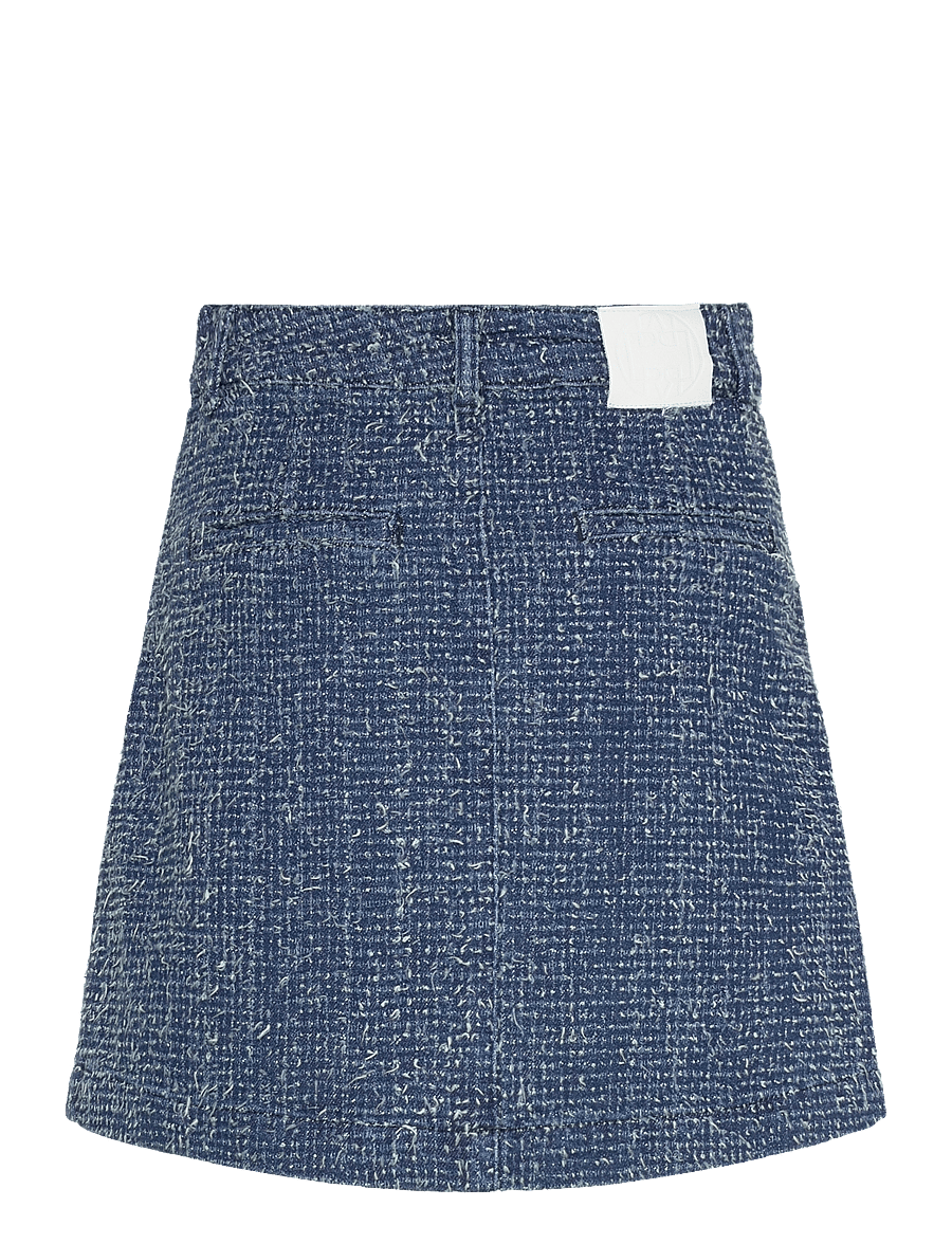 Levete Room - LR-KATE - short skirts - l620c - vintage blue combi - 1