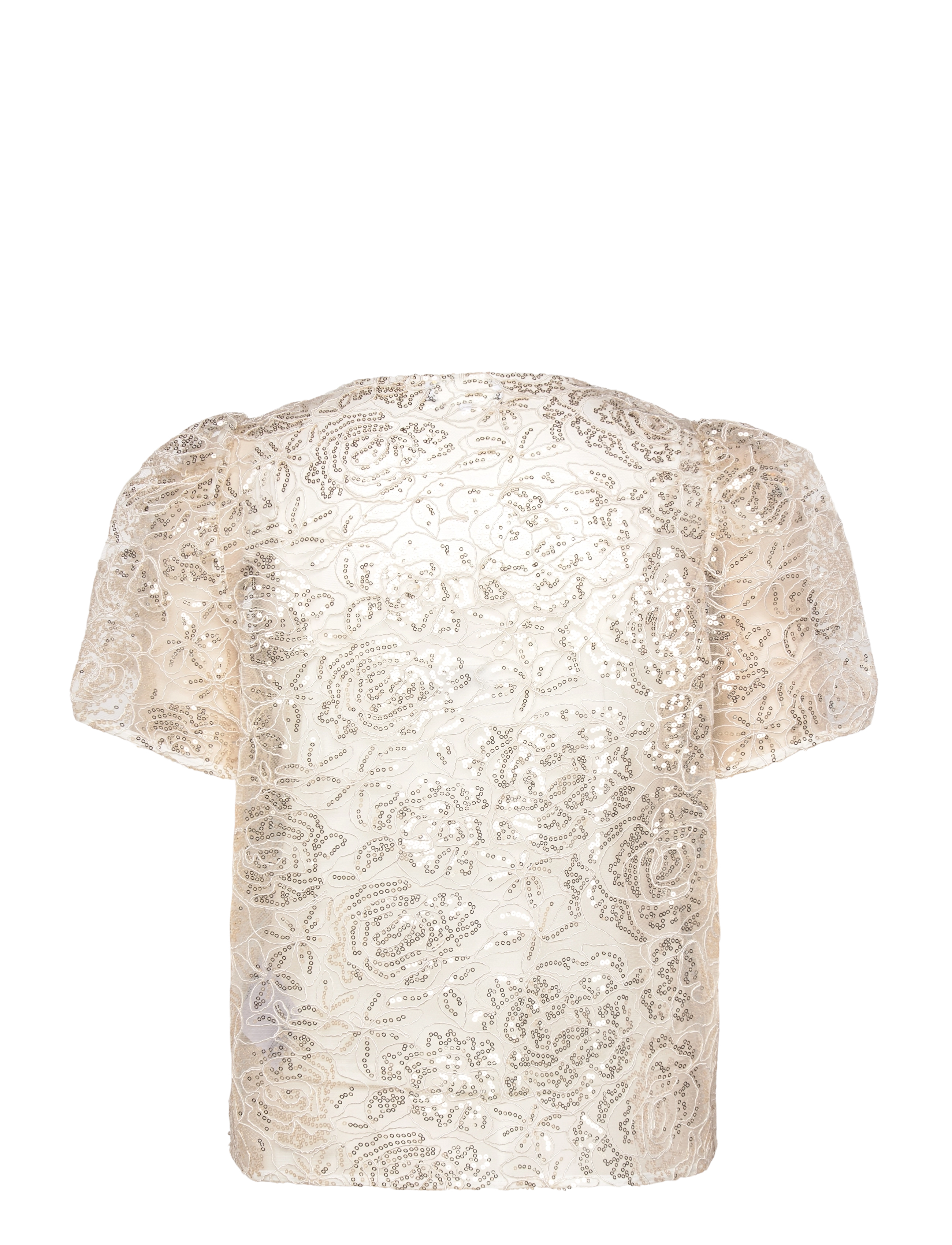 Levete Room - LR-KAROLINA - short-sleeved blouses - l101c - star white combi - 1