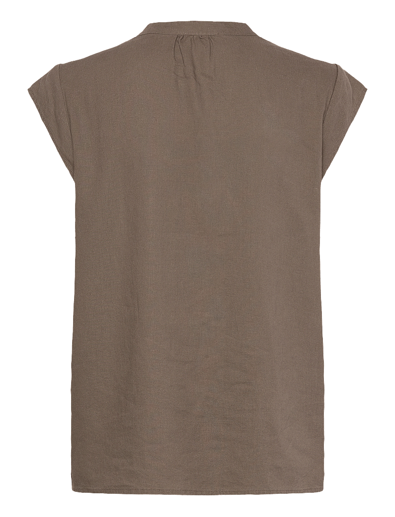 Levete Room - LR-NAJA - linneskjortor - l874 - morel - 1