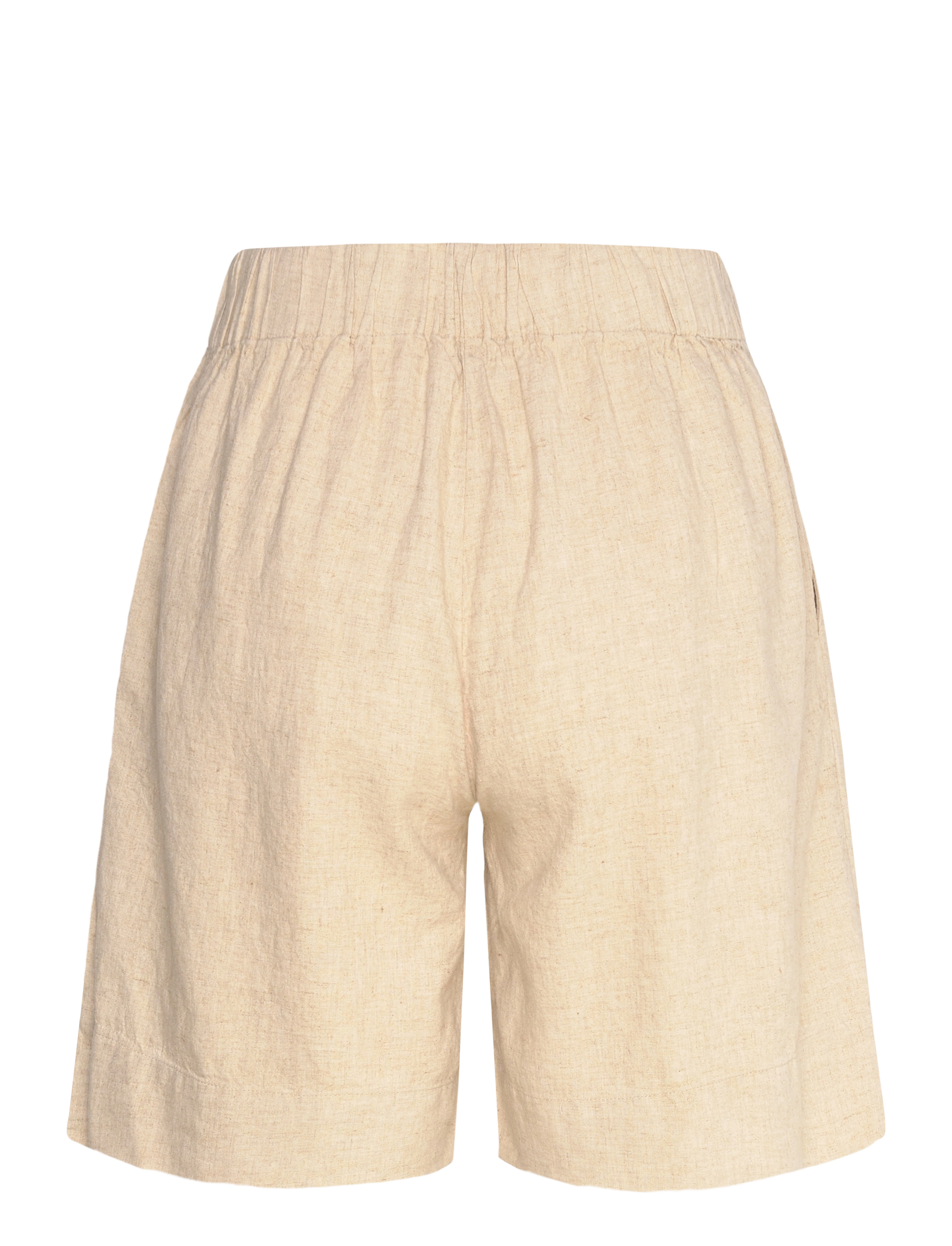 Levete Room - LR-NAJA - casual shorts - l9195 - island fossil melange - 1