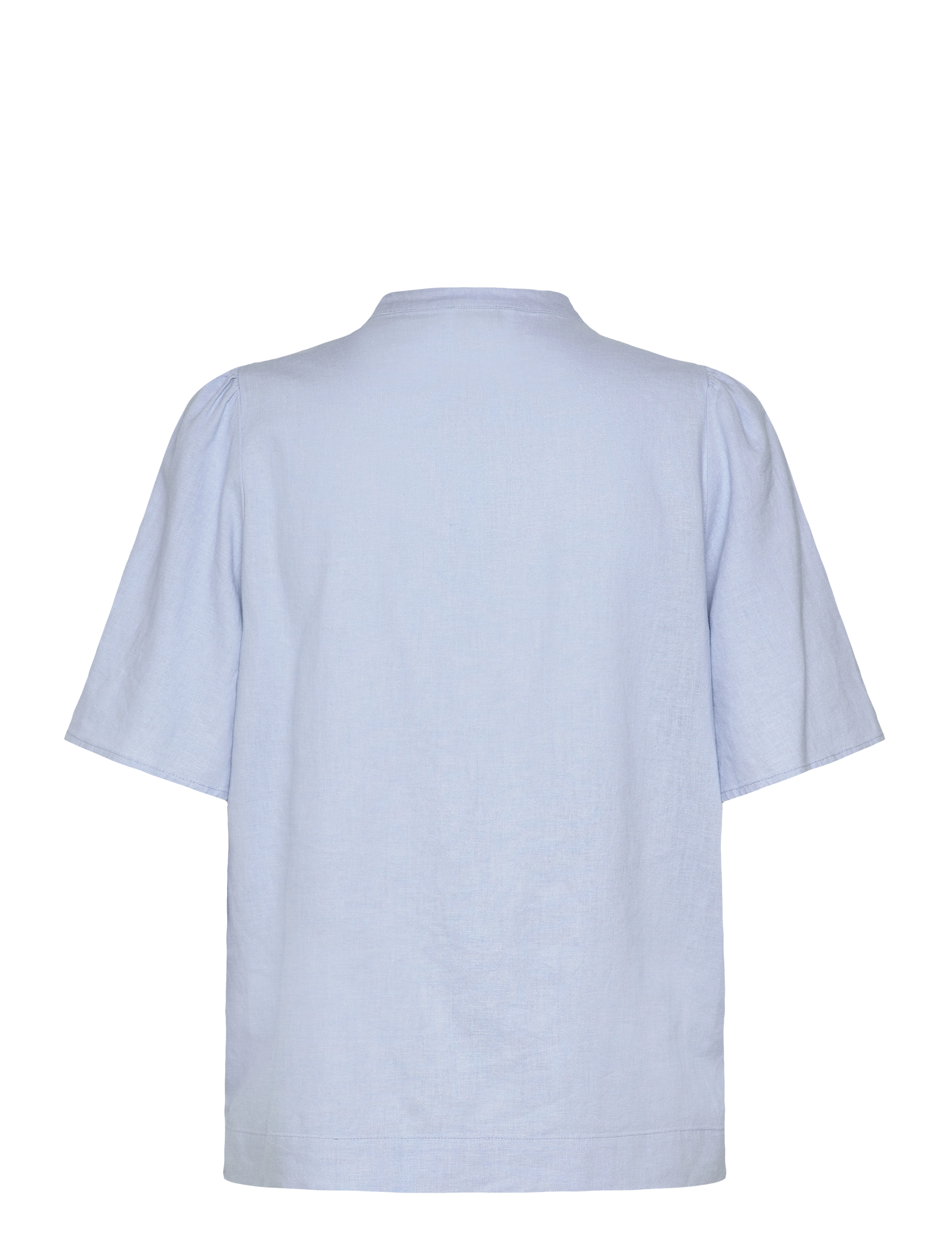 Levete Room - LR-NAJA - kortärmade blusar - l246 - cashmere blue - 1