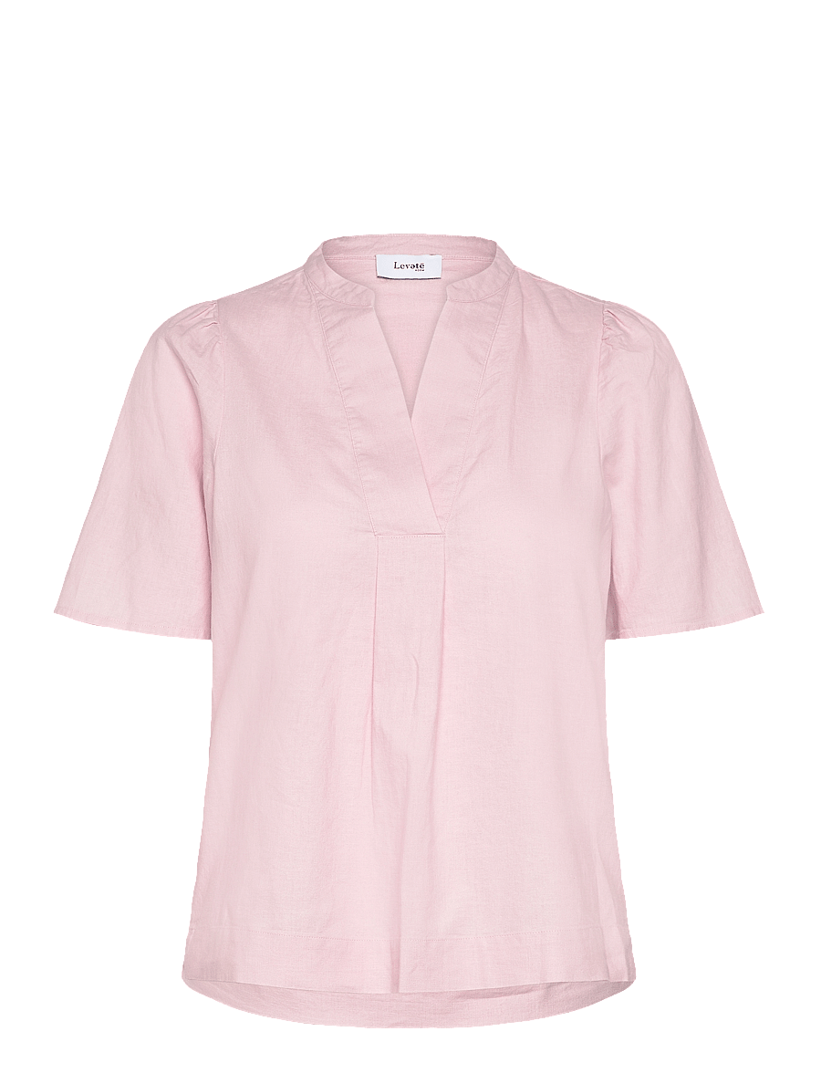 Levete Room - LR-NAJA - blūzes ar īsām piedurknēm - l490 - light pink - 0