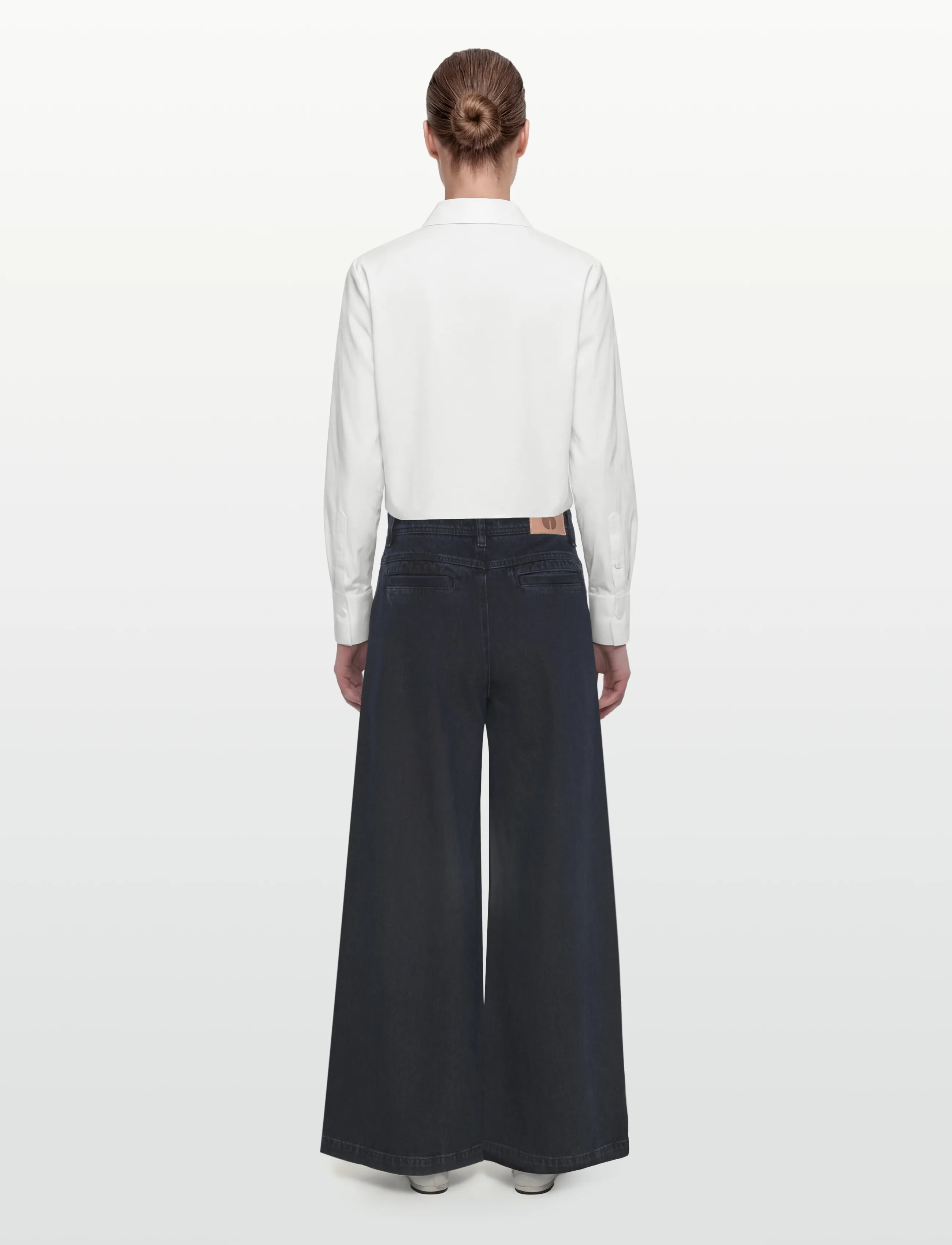 Levete Room - LR-ISLA SOLID - langærmede skjorter - 1000 white - 4