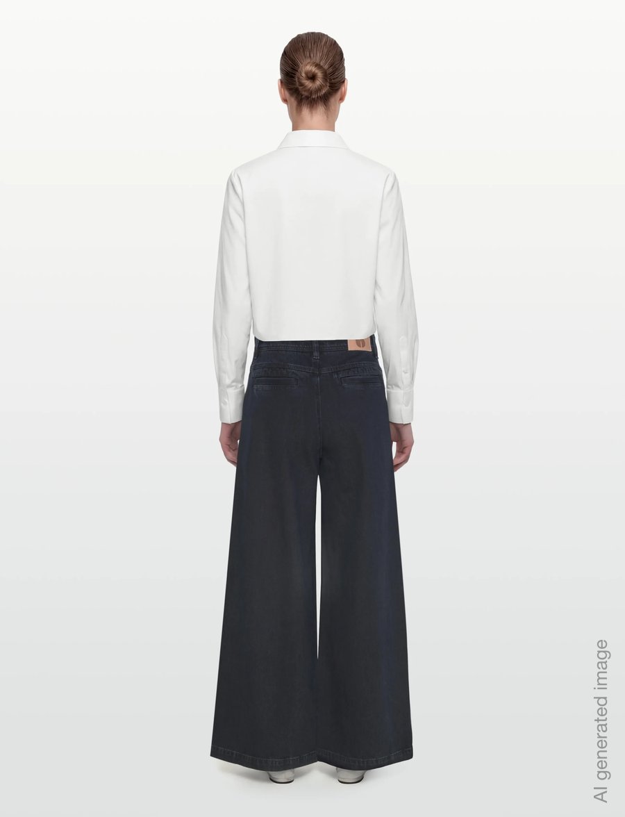 Levete Room - LR-ISLA SOLID - langärmlige hemden - 1000 white - 4