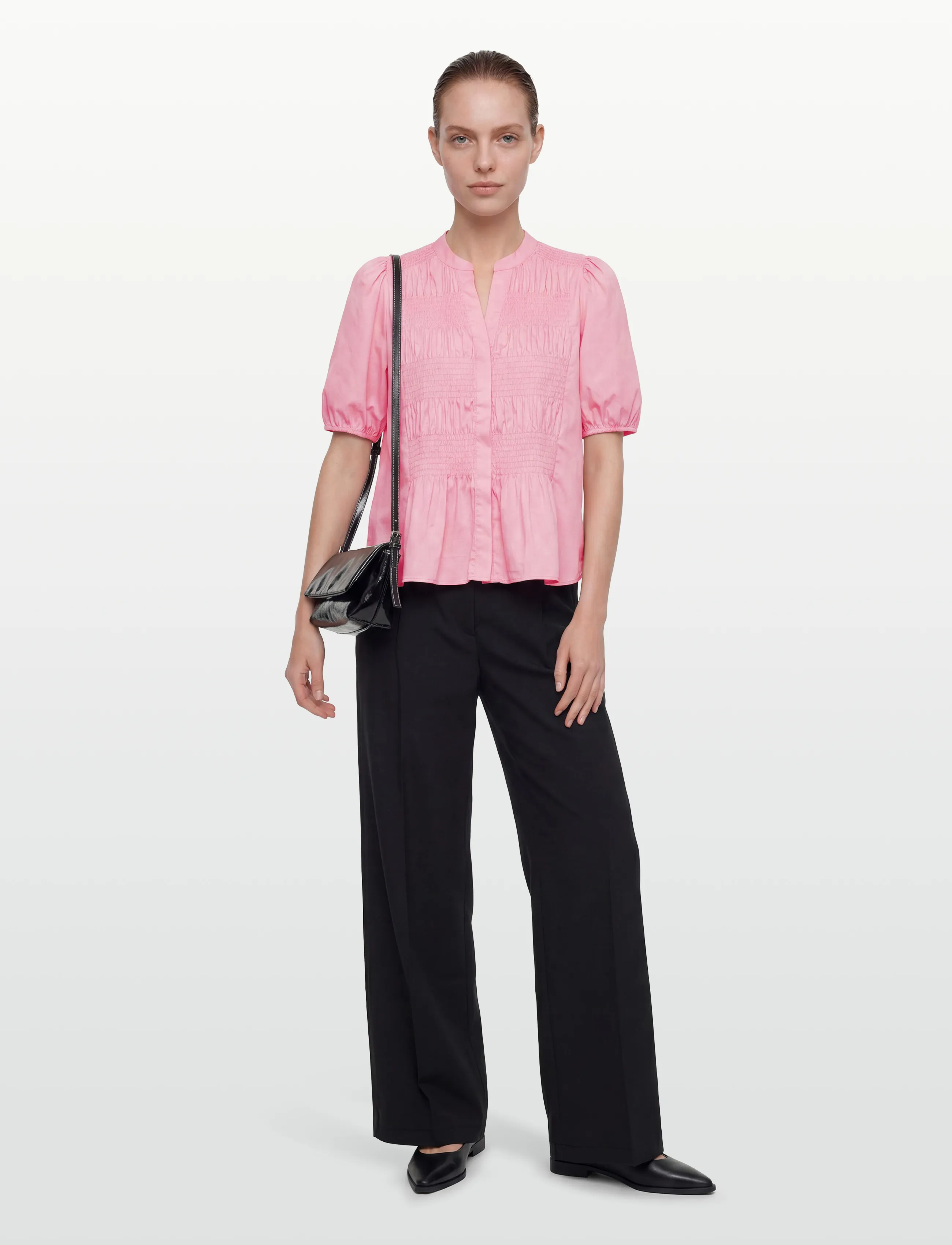 Levete Room LR-ISLA SOLID - Blusen - 4120 ROSE / pink/rose