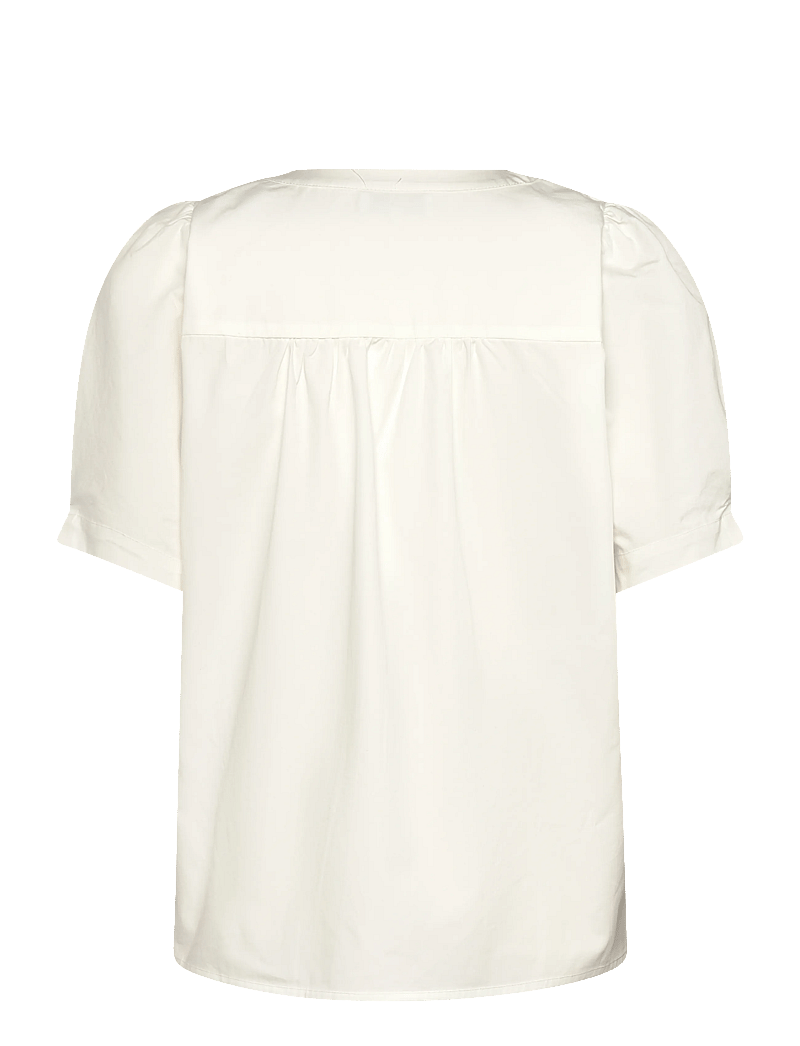 Levete Room - LR-PARKER - kurzämlige blusen - 1001 - star white - 2