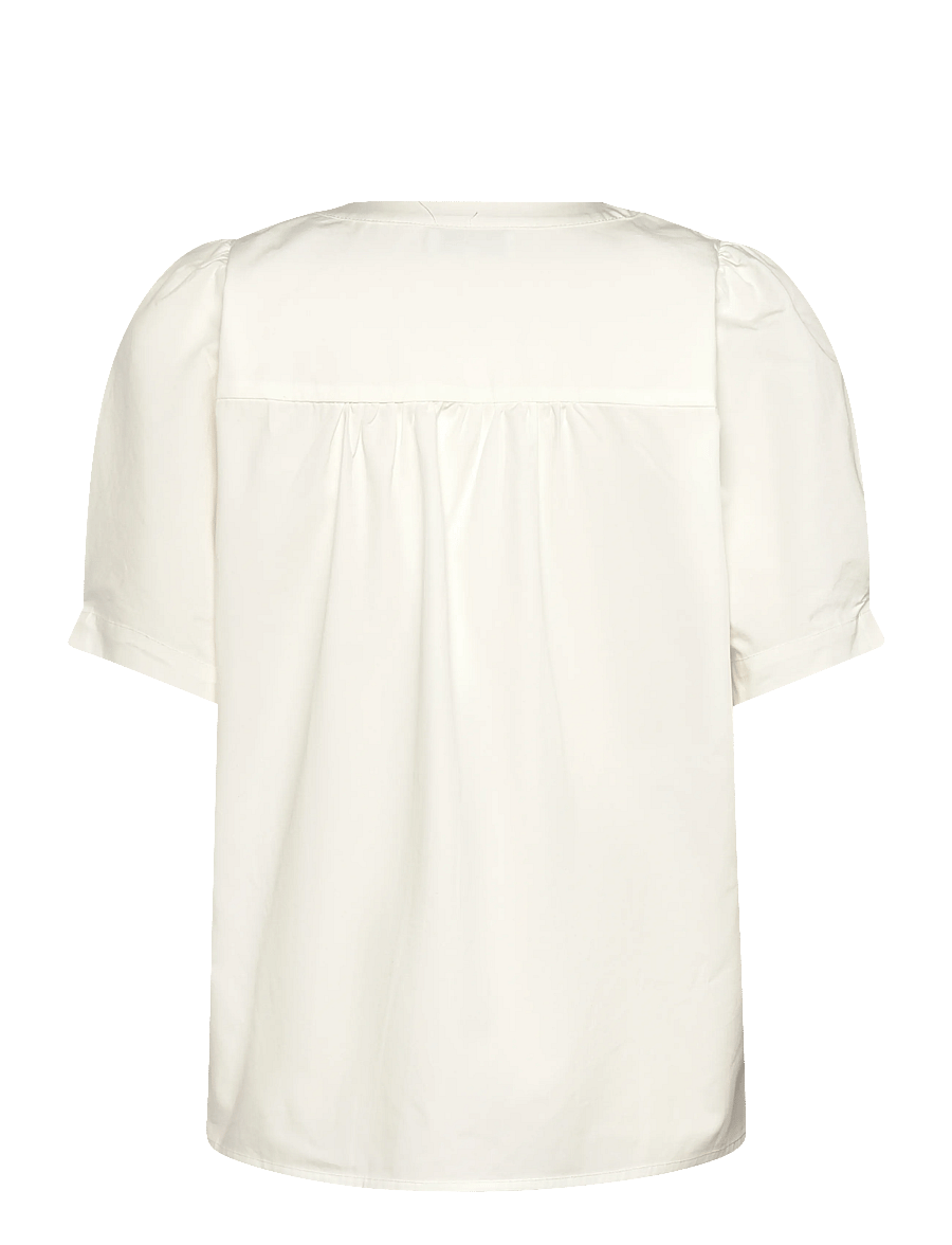 Levete Room - LR-PARKER - kurzämlige blusen - 1001 - star white - 2