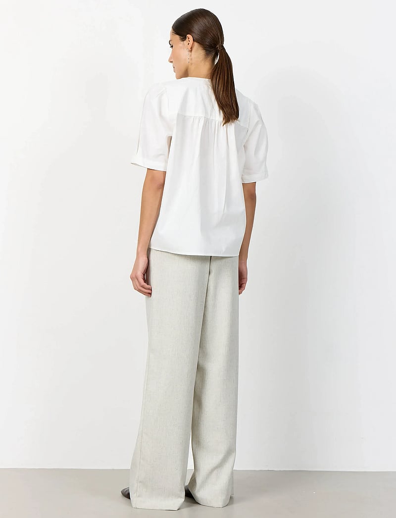 Levete Room - LR-PARKER - kurzämlige blusen - 1001 - star white - 5