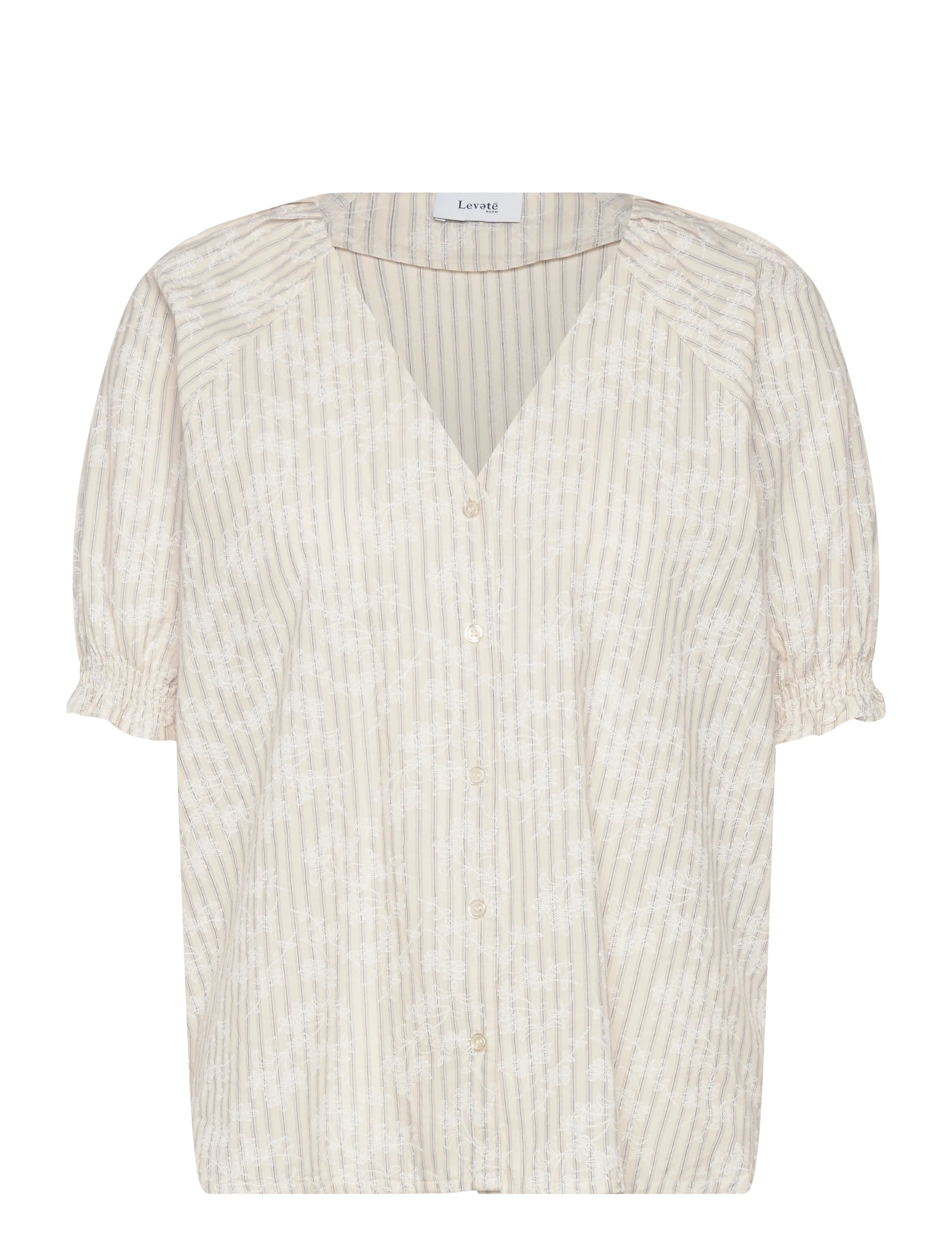 Levete Room LR-PERCY - Kläder - 1185C - TURTLEDOVE COMBI / cream