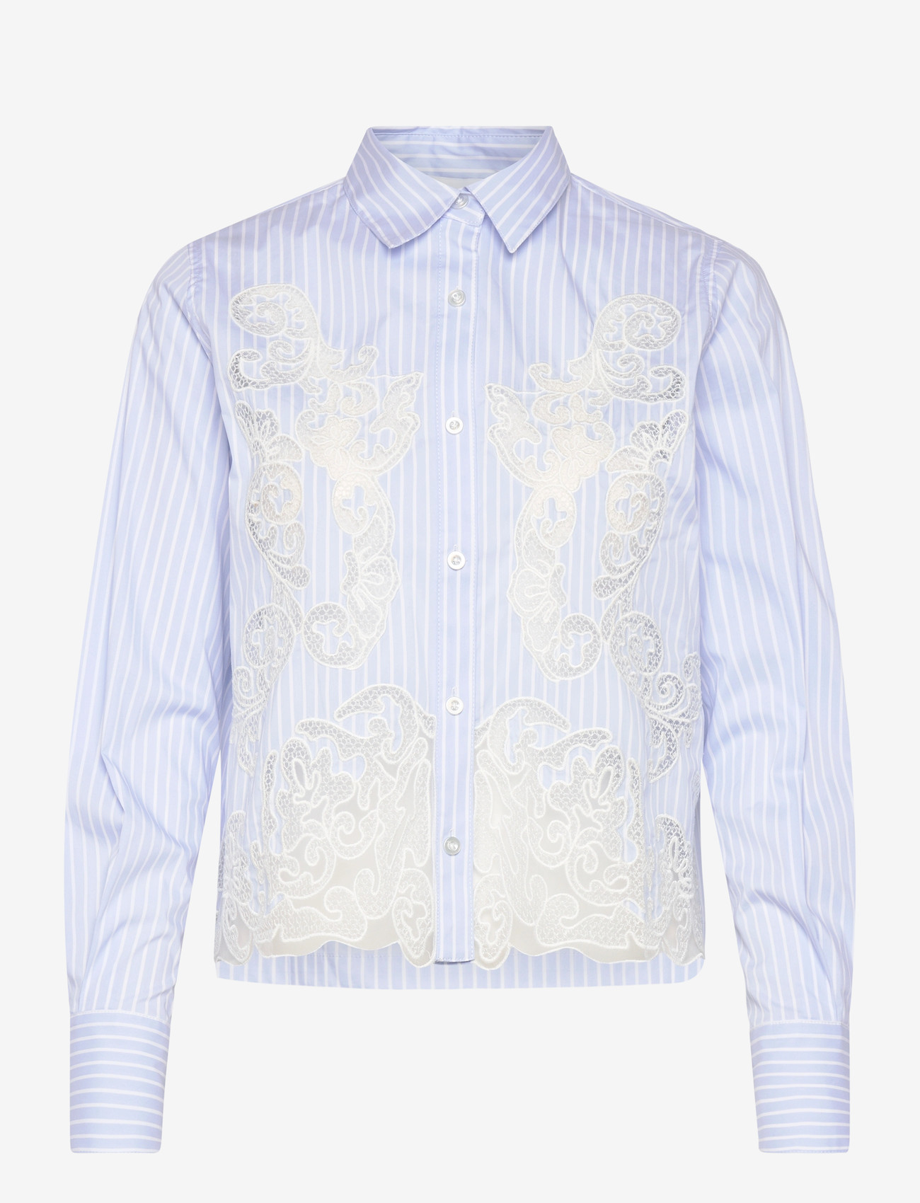Levete Room - LR-PIPPIN - langærmede skjorter - 6262c - heather combi - 1