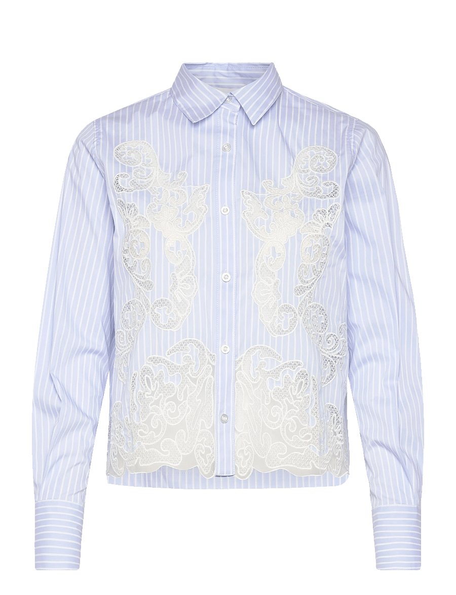 Levete Room - LR-PIPPIN - langärmlige hemden - 6262c - heather combi - 1