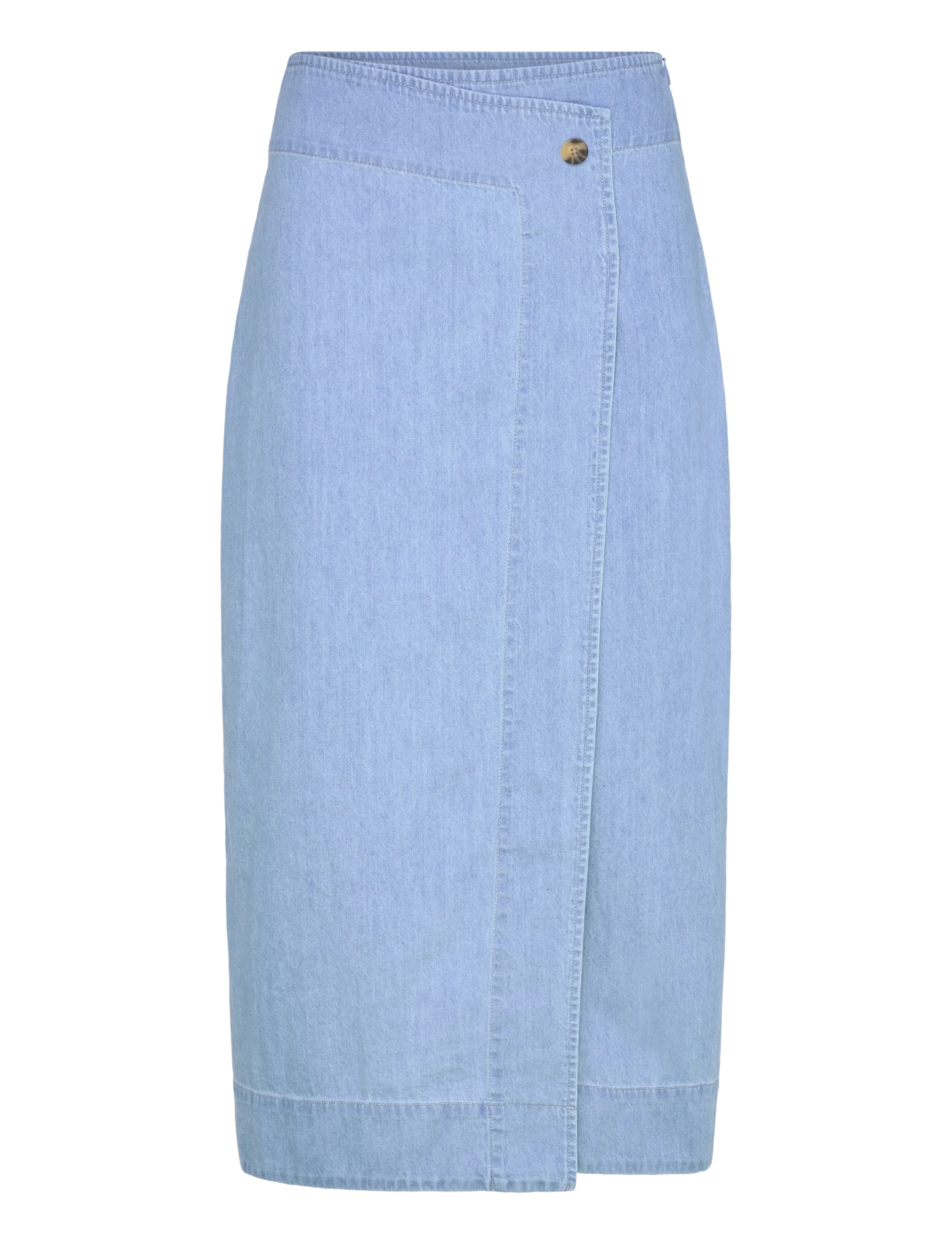 Levete Room LR-PIETTA - Midi skirts - 2085 - MID BLUE DENIM / blue