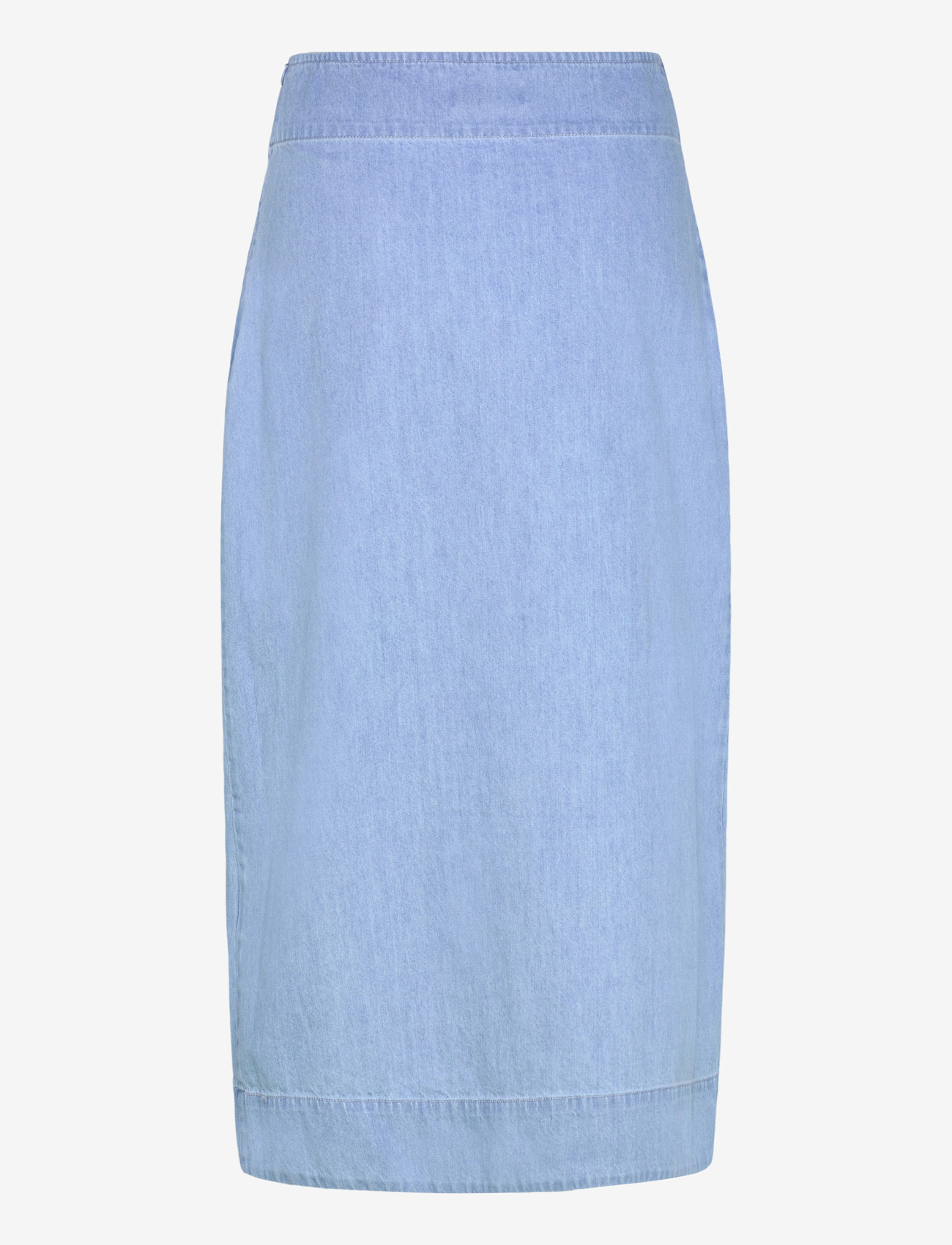 Levete Room - LR-PIETTA - omlottkjolar - 2085 - mid blue denim - 1