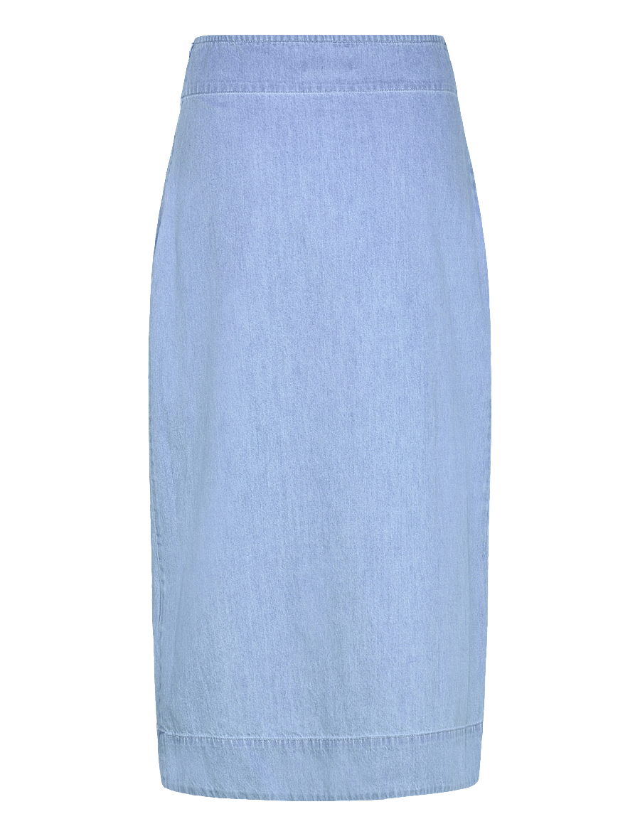 Levete Room - LR-PIETTA - wrap skirts - 2085 - mid blue denim - 2