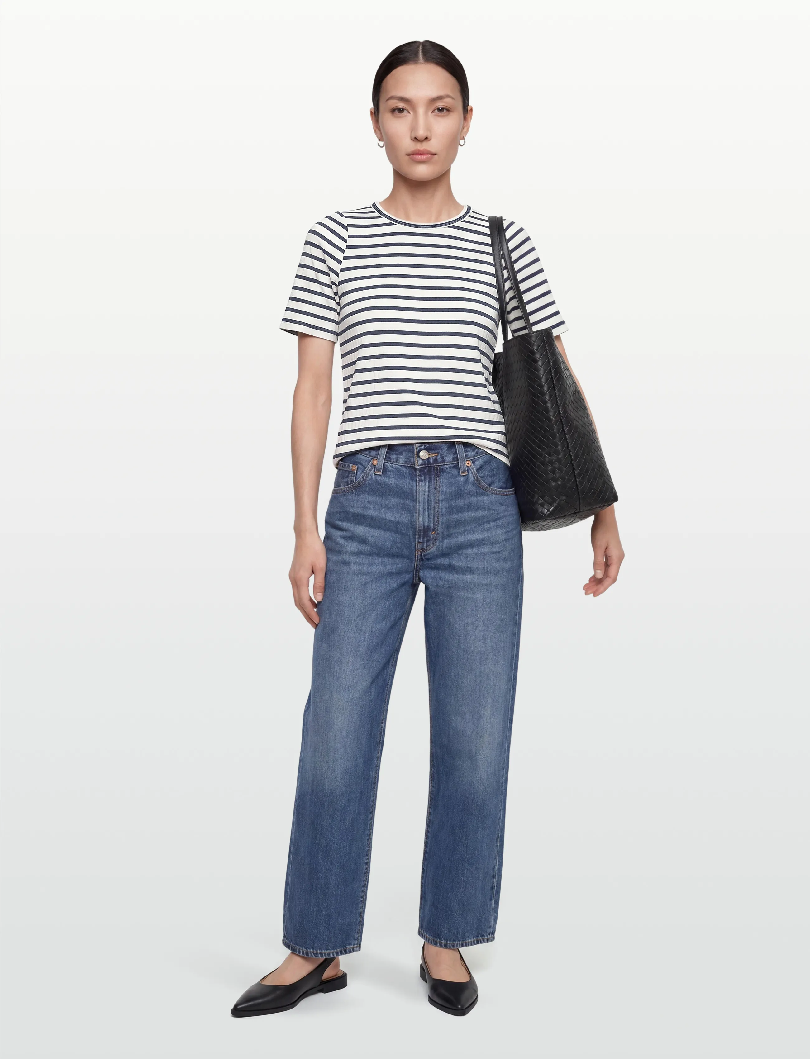 Levete Room Lr-Neddie, M, Navy, T-Shirts & Toppe > Kortærmede, Dame
