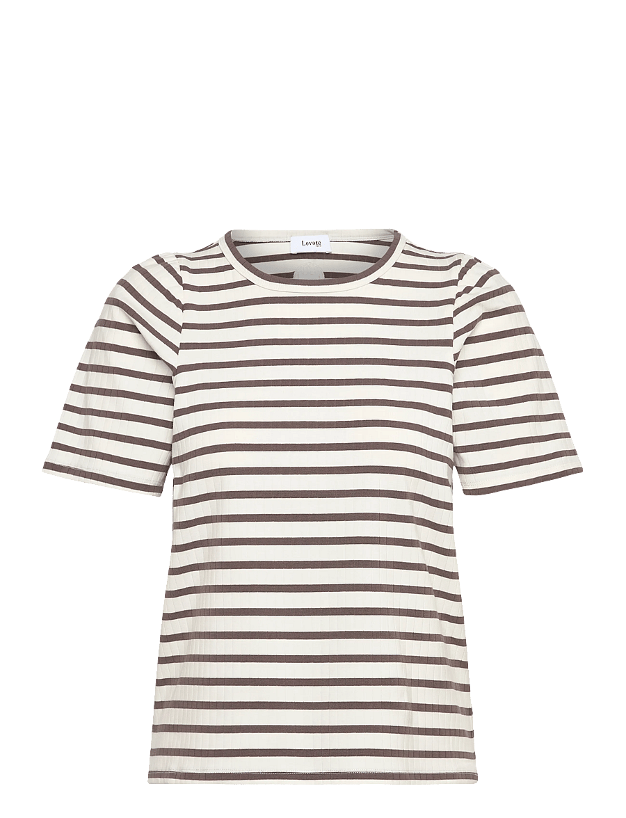 Levete Room - LR-NEDDIE - t-shirts - 8845c - falcon combi - 1