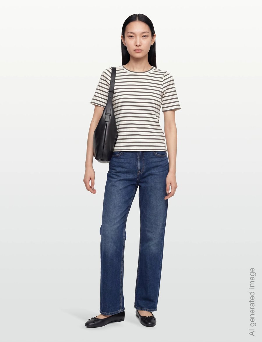 Levete Room - LR-NEDDIE - t-shirts - 8845c - falcon combi - 0