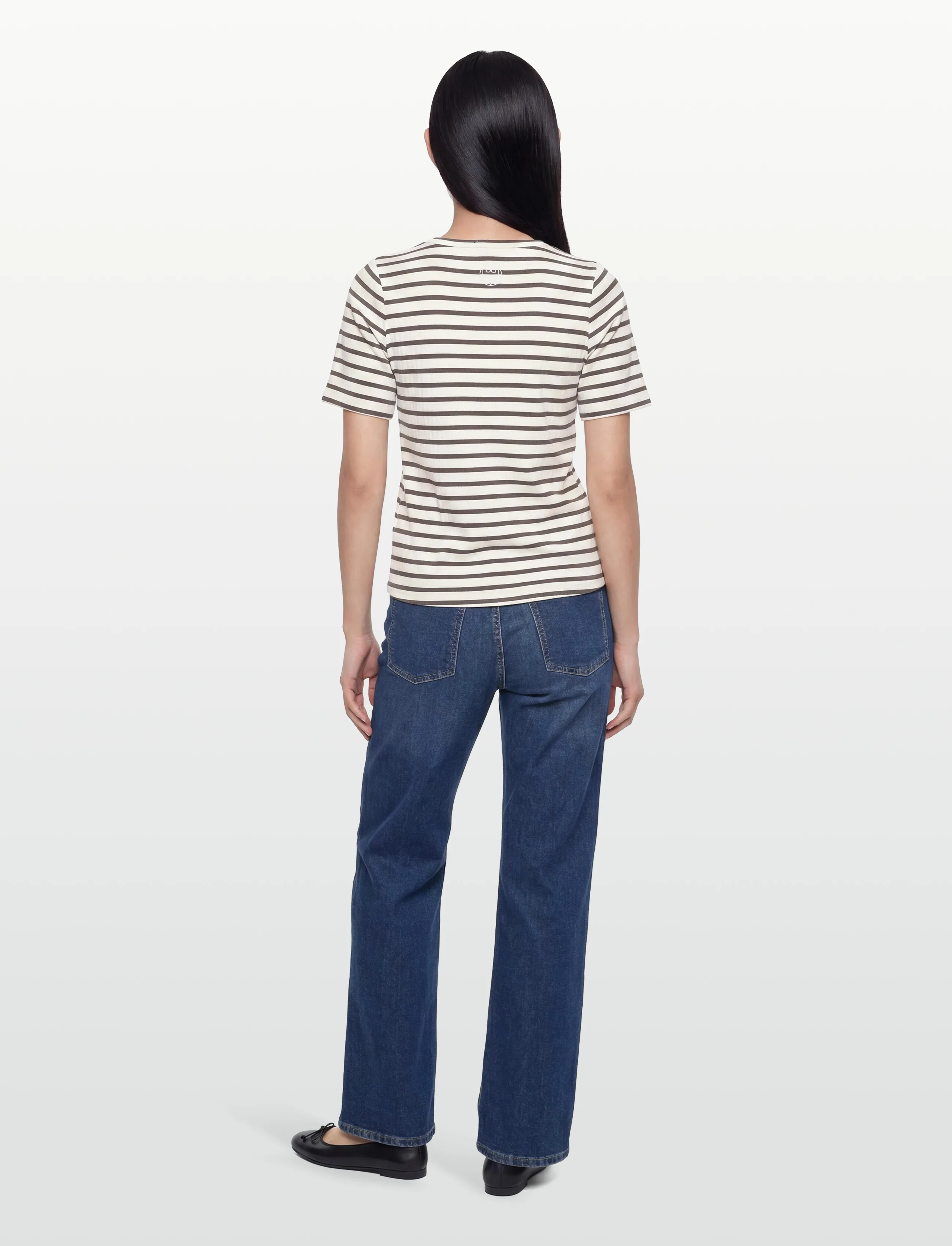 Levete Room - LR-NEDDIE - t-shirts - 8845c - falcon combi - 4