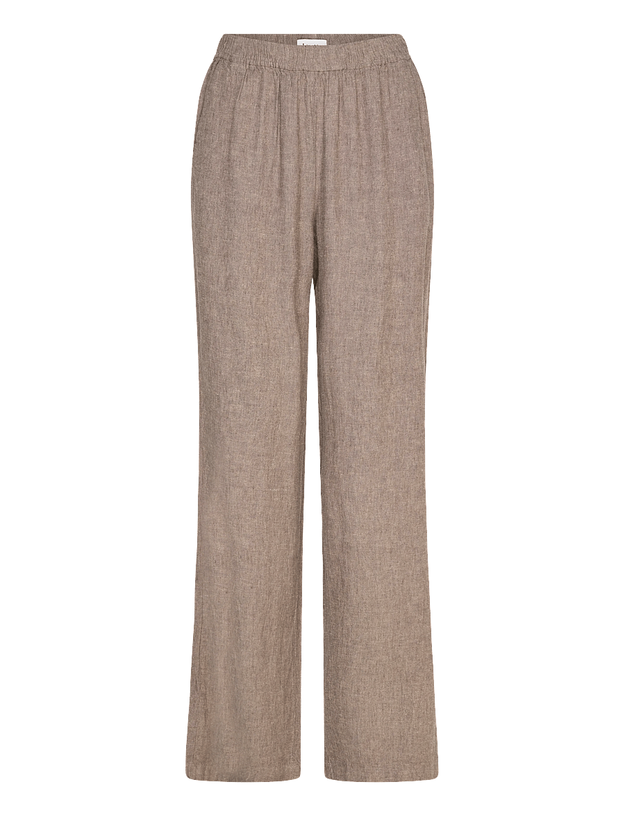Levete Room - LR-NAJA - wide leg trousers - 98845 - falcon melange - 1