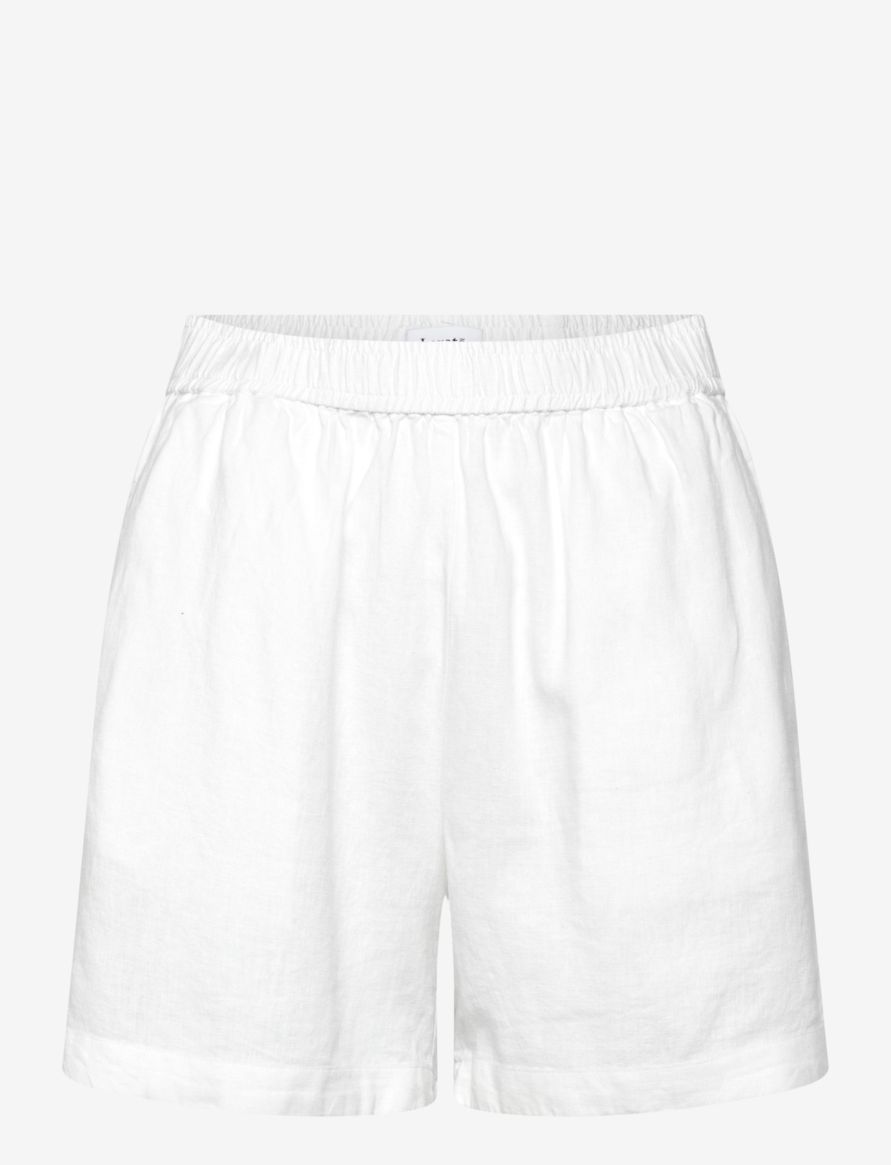 Levete Room - LR-NAJA - leinen-shorts - 1000 white - 0
