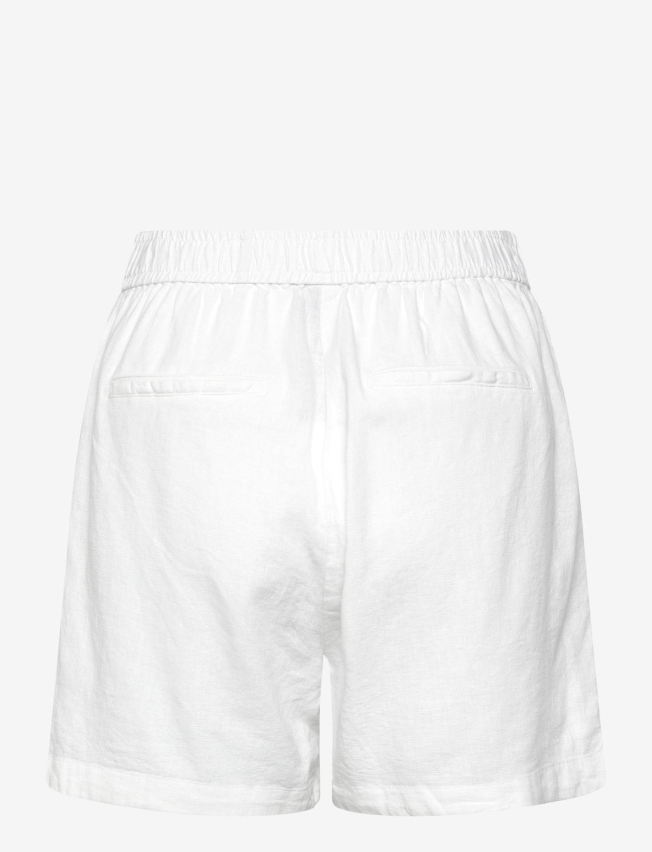 Levete Room - LR-NAJA - leinen-shorts - 1000 white - 1
