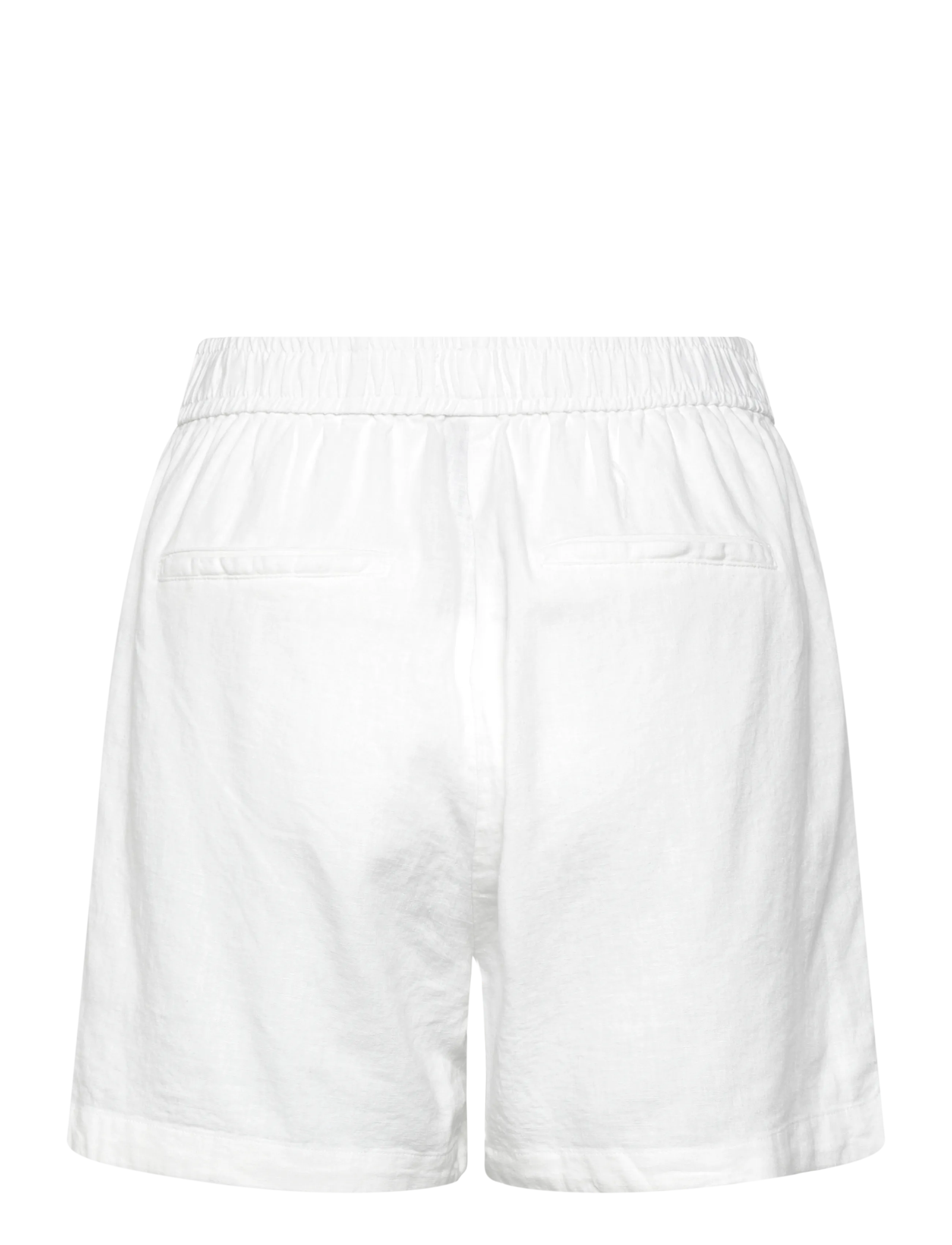 Levete Room - LR-NAJA - leinen-shorts - 1000 white - 1
