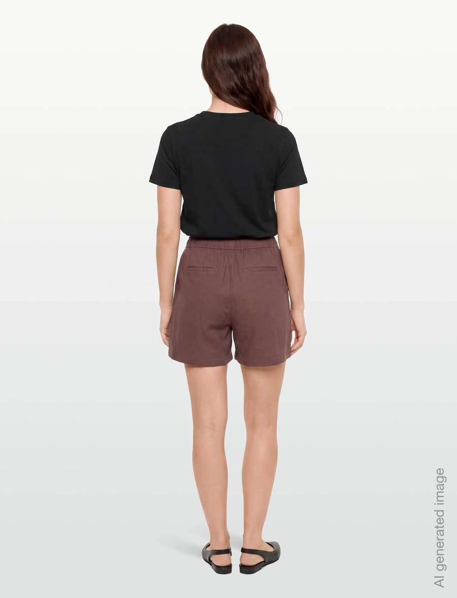 Levete Room - LR-NAJA - hørshorts - 8851 - shopping bag - 4