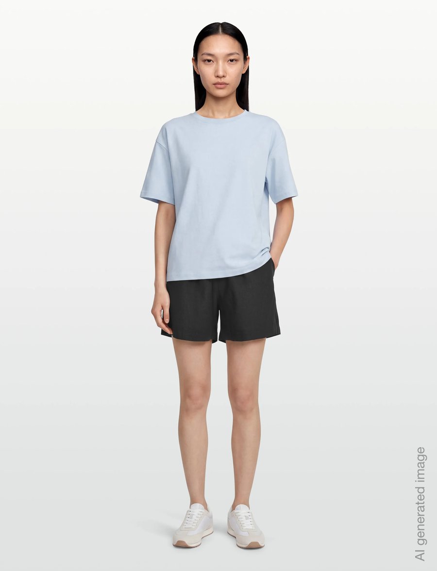 Levete Room - LR-NAJA - hørshorts - 9999 black - 0